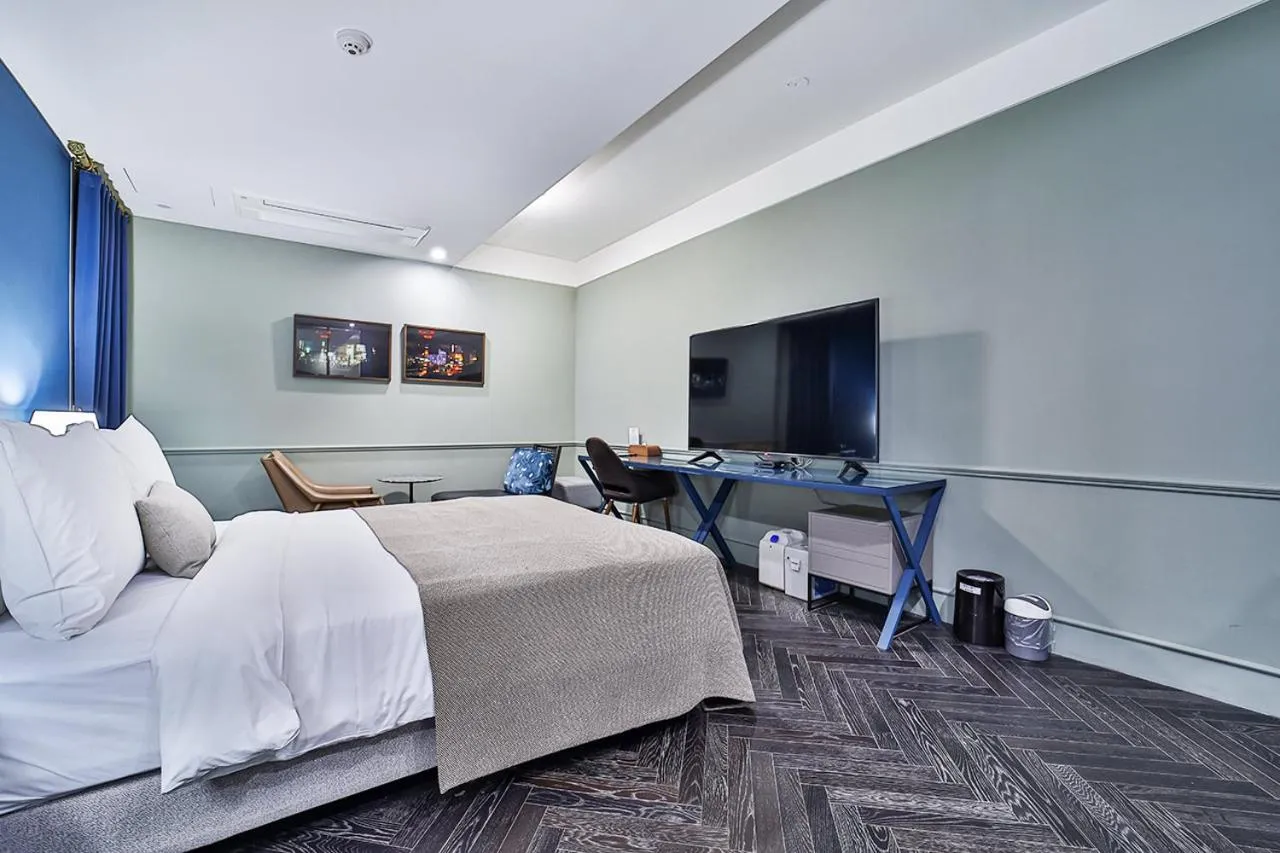 Decorative detail, Bed in js 부티크 호텔 동탄