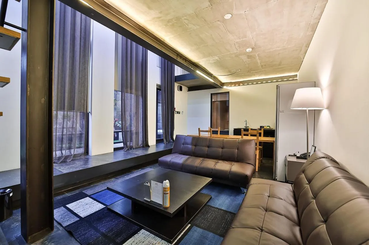 Living room in js 부티크 호텔 동탄