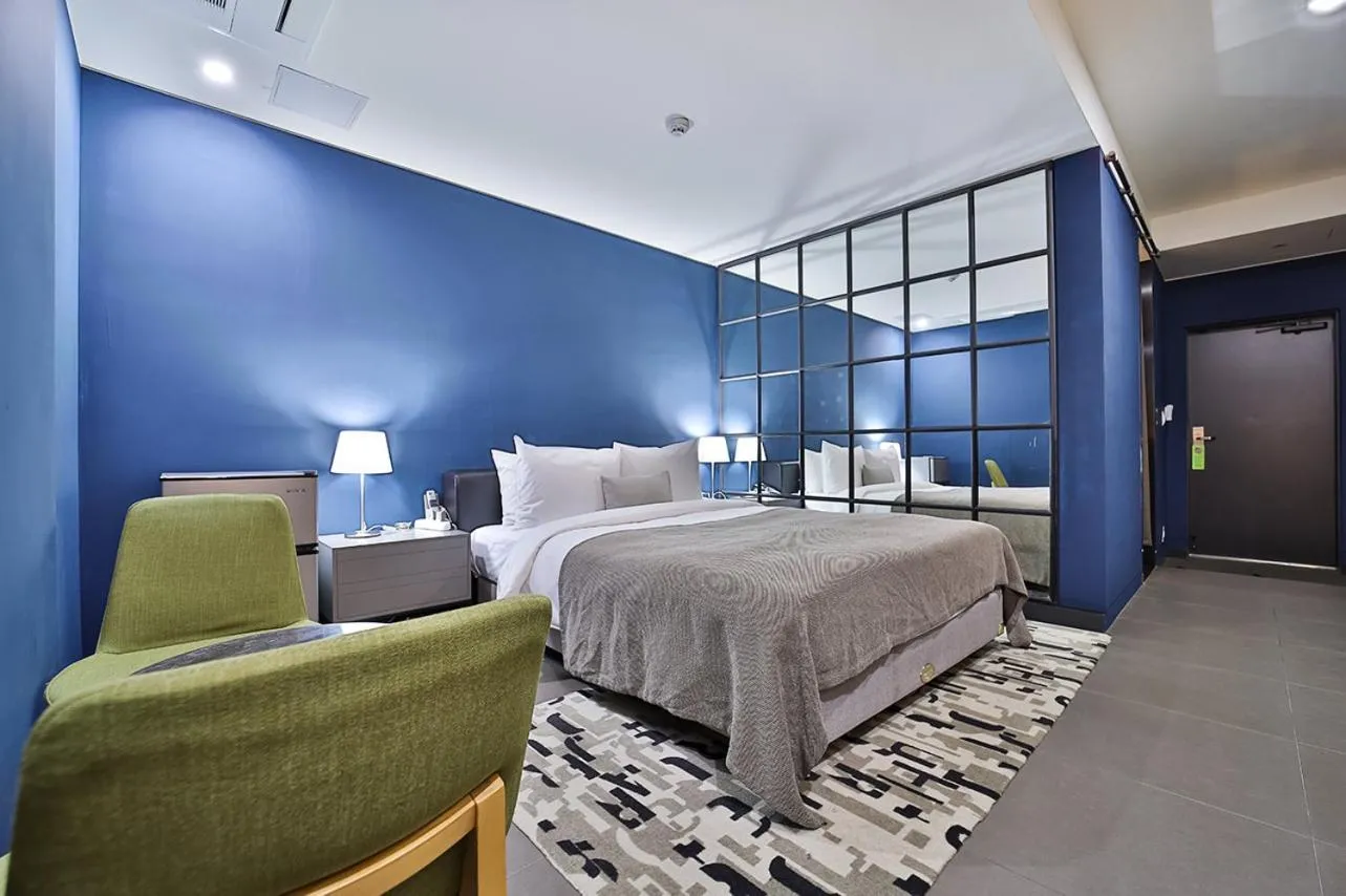 Decorative detail, Bed in js 부티크 호텔 동탄