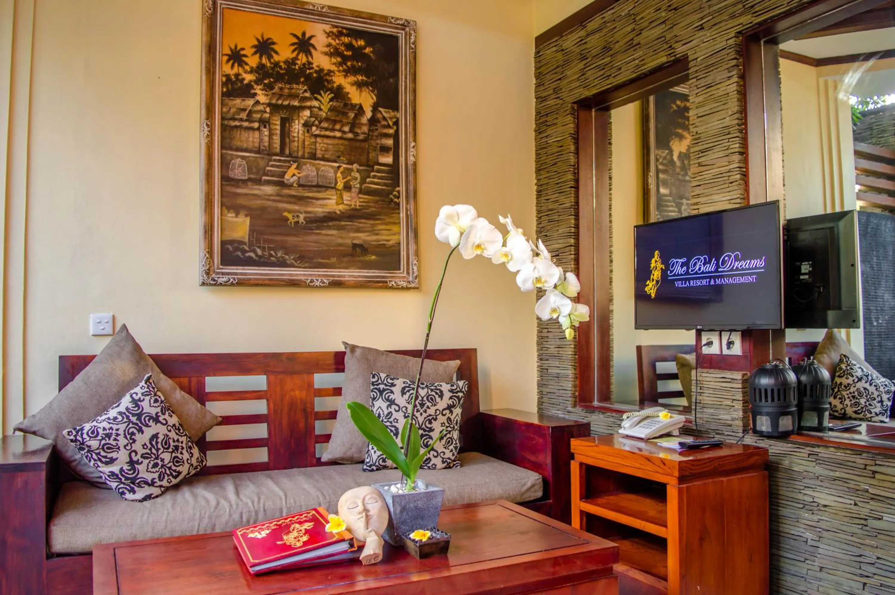 Living room in The Bali Dream Suite Villa Seminyak