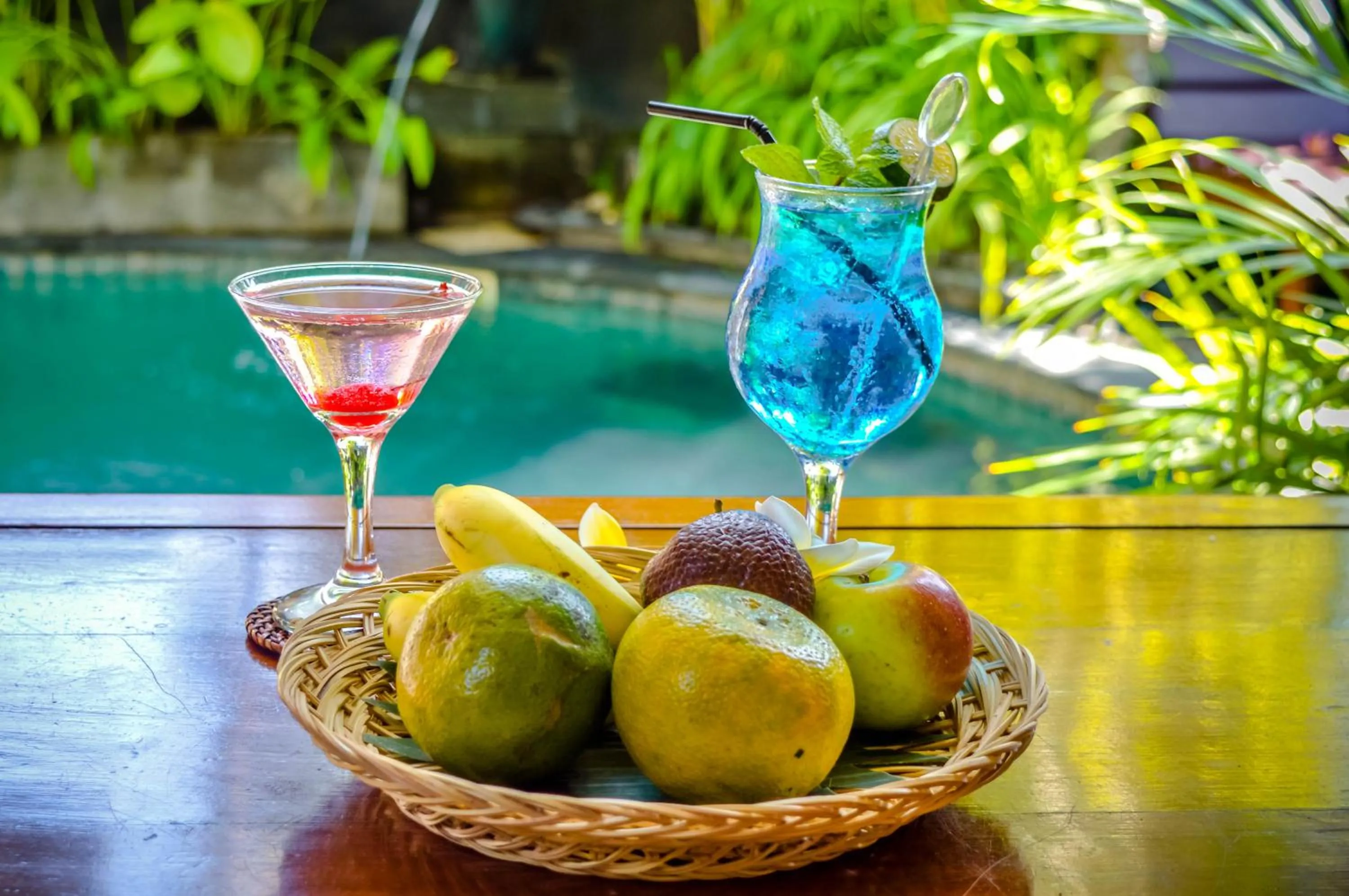 Food and drinks in The Bali Dream Suite Villa Seminyak