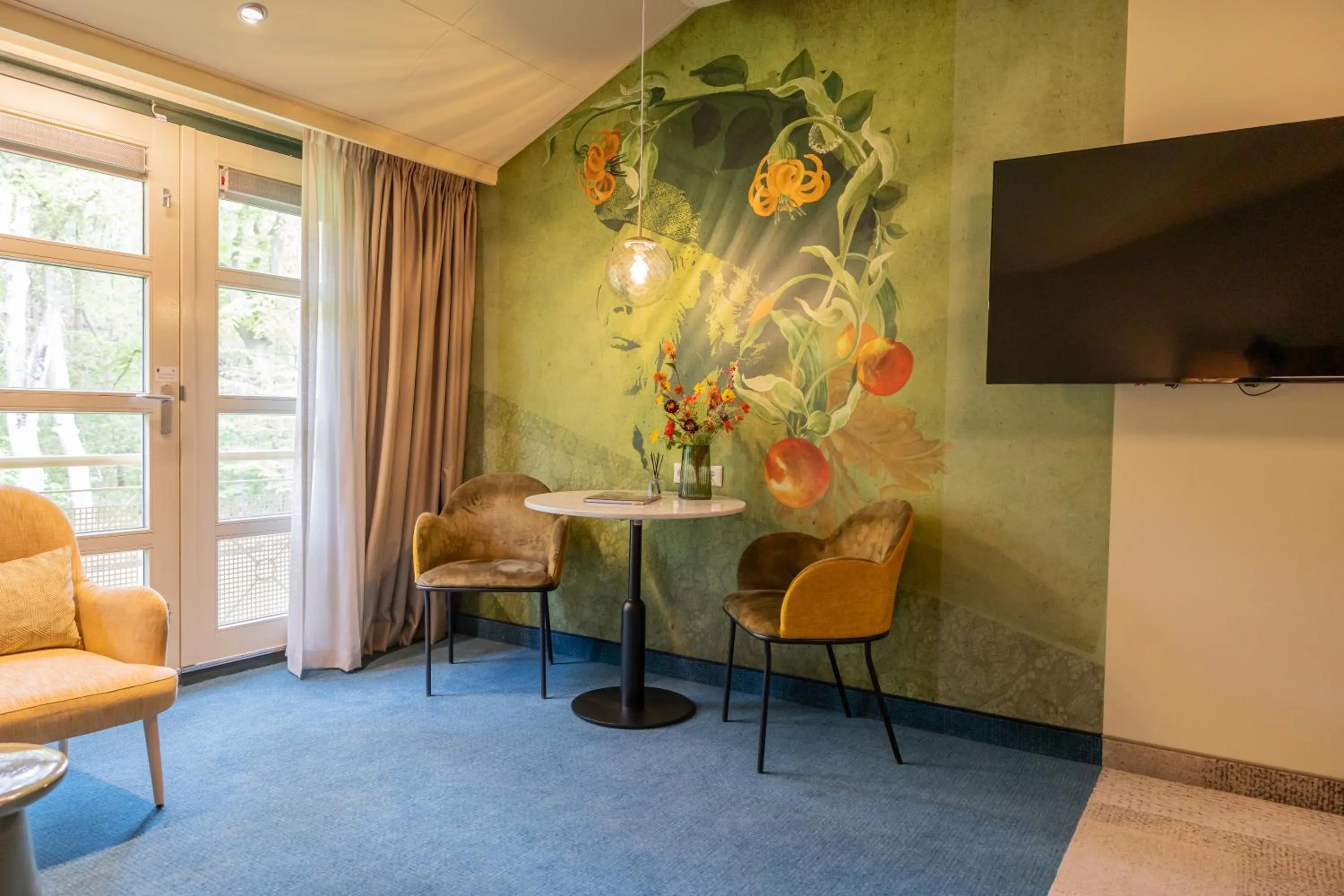 Seating area in Parkhotel Tjaarda