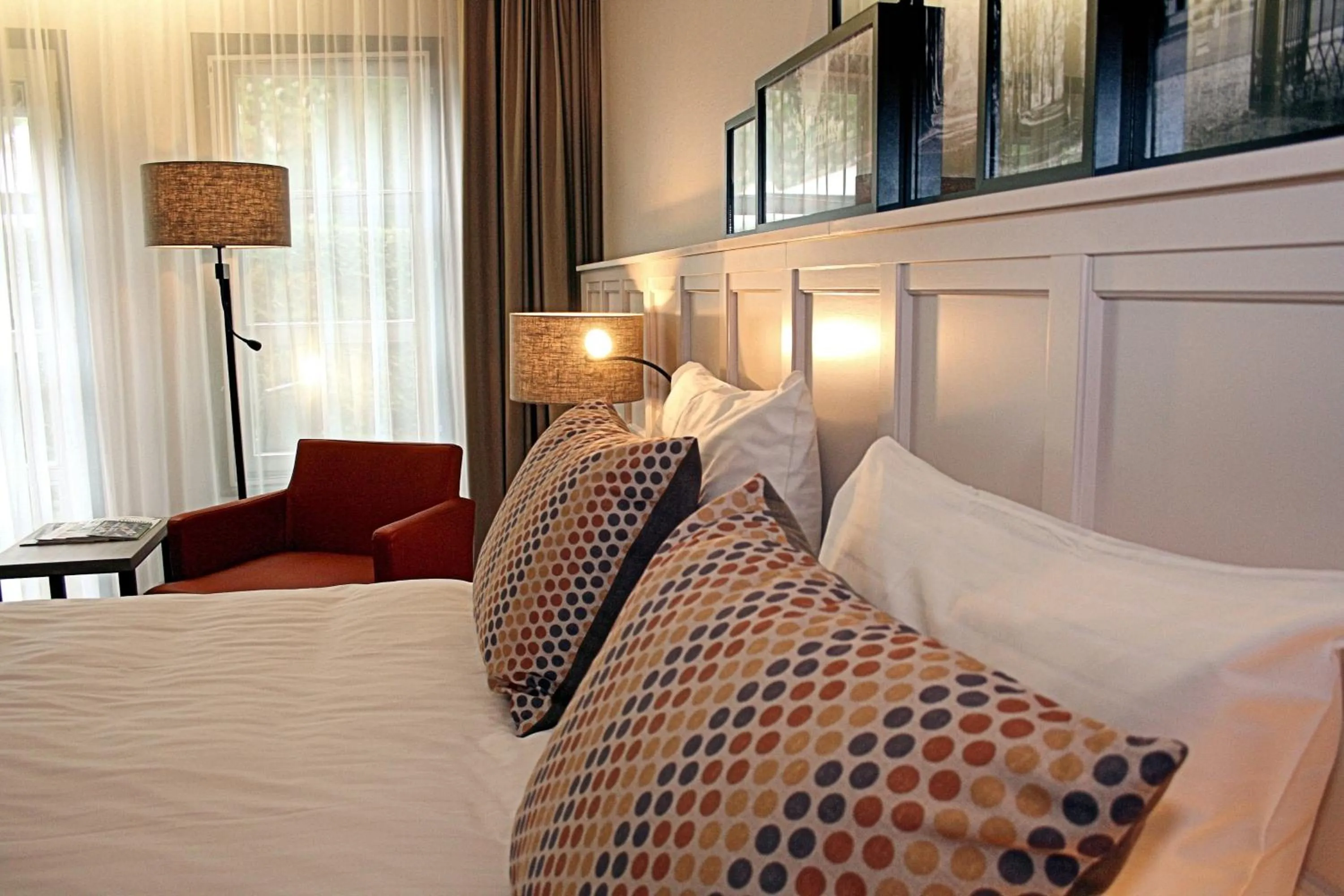 Bed in Parkhotel Tjaarda