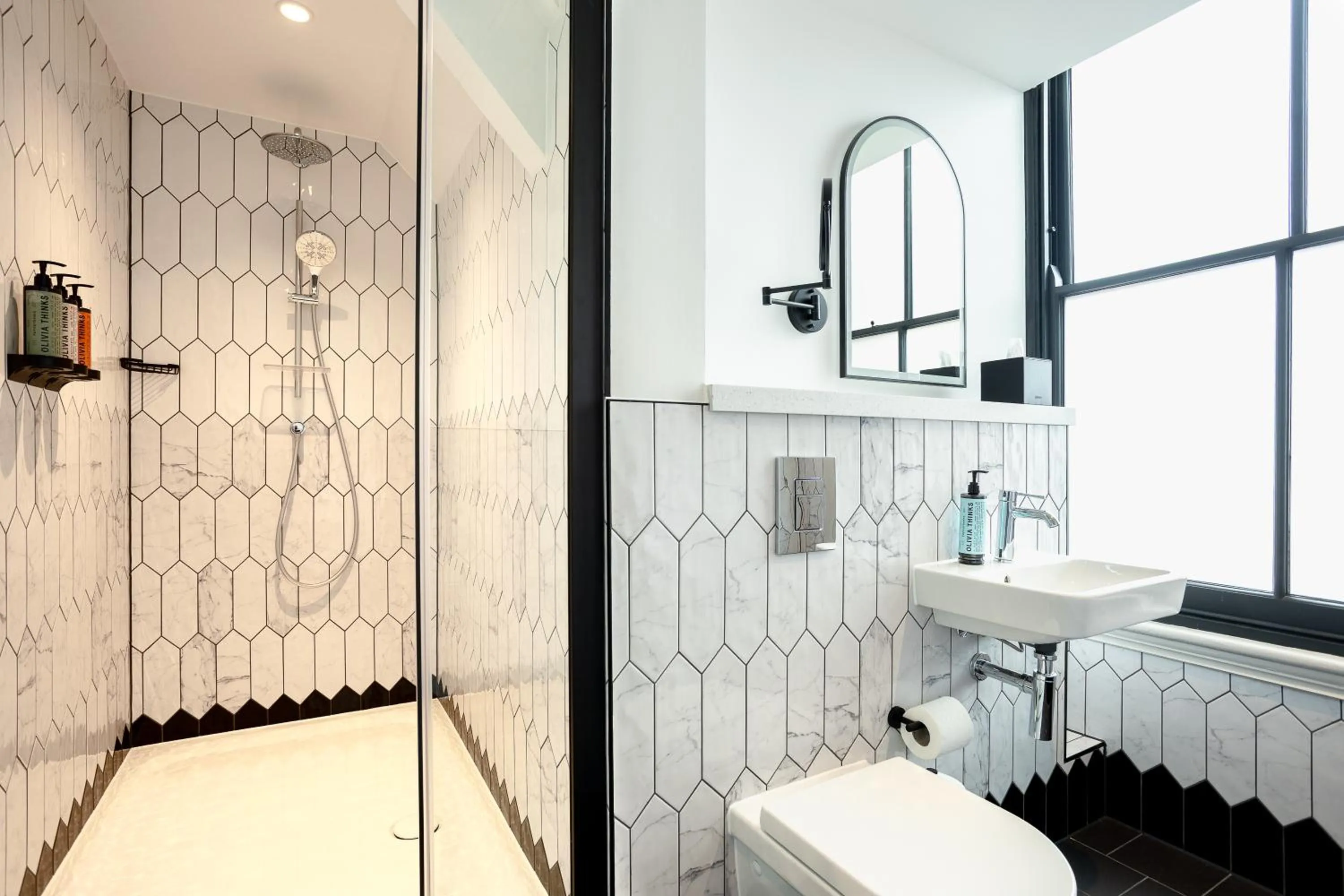 Shower in The Met Hotel Leeds - Newly Refurbished