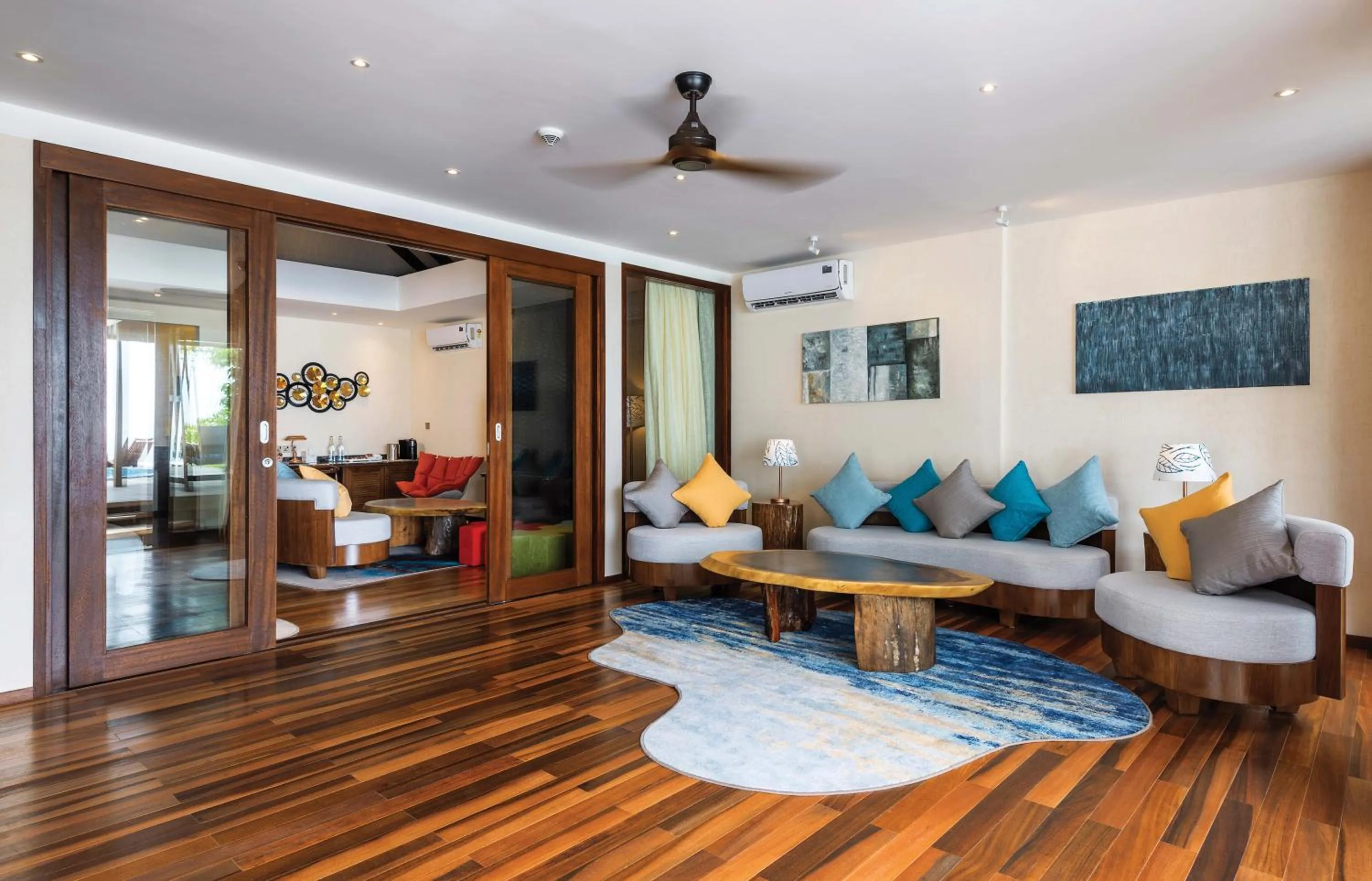Living room in Atmosphere Kanifushi - Premium All Inclusive with Free Transfers