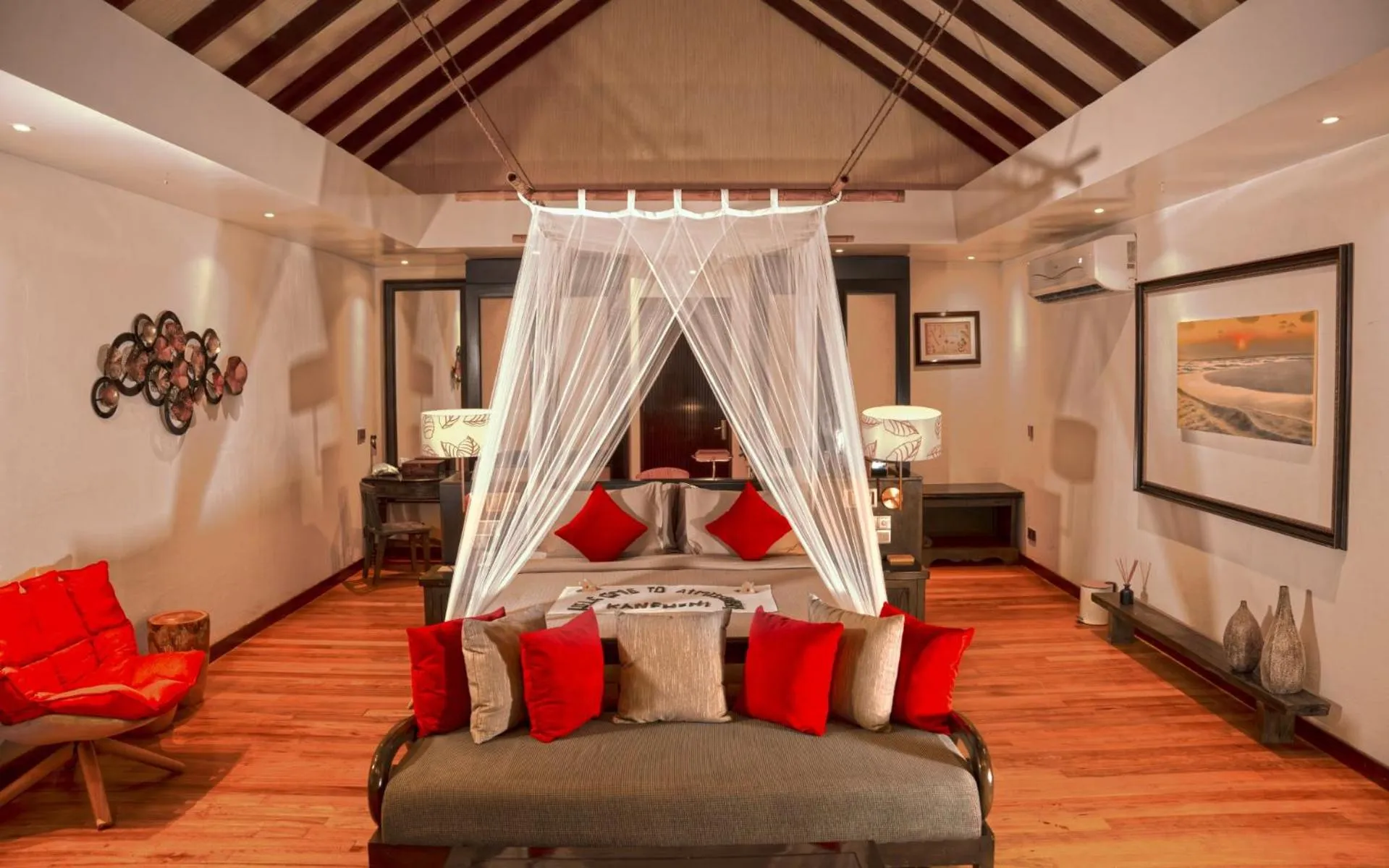 Bedroom in Atmosphere Kanifushi - Premium All Inclusive with Free Transfers