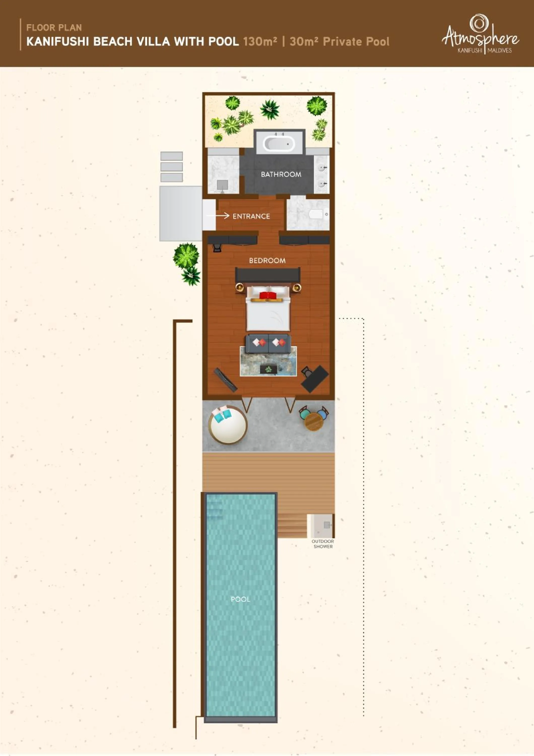 Floor plan in Atmosphere Kanifushi - Premium All Inclusive with Free Transfers