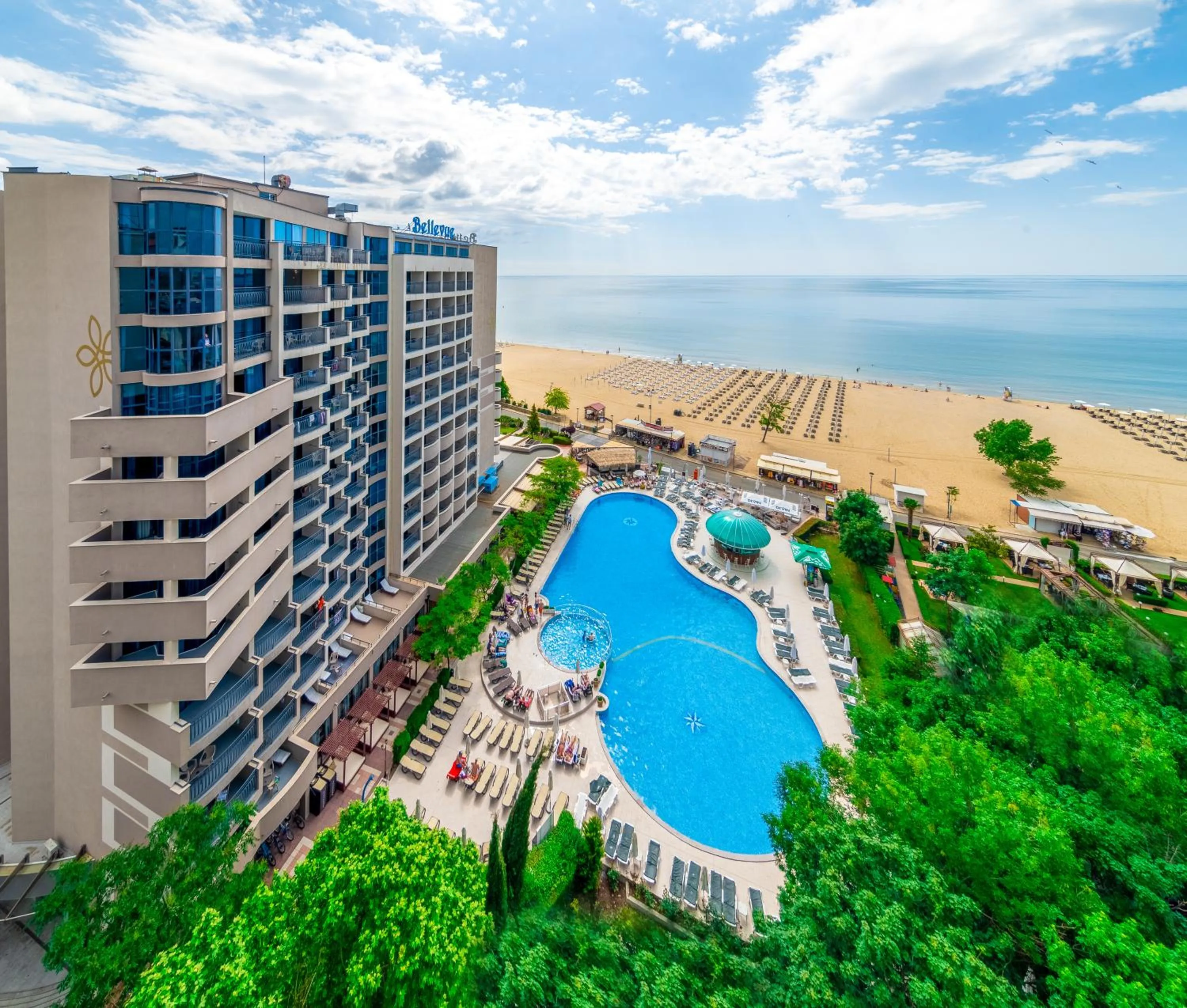Bird's eye view in Sentido Bellevue Beach- All Inclusive & Beach Access