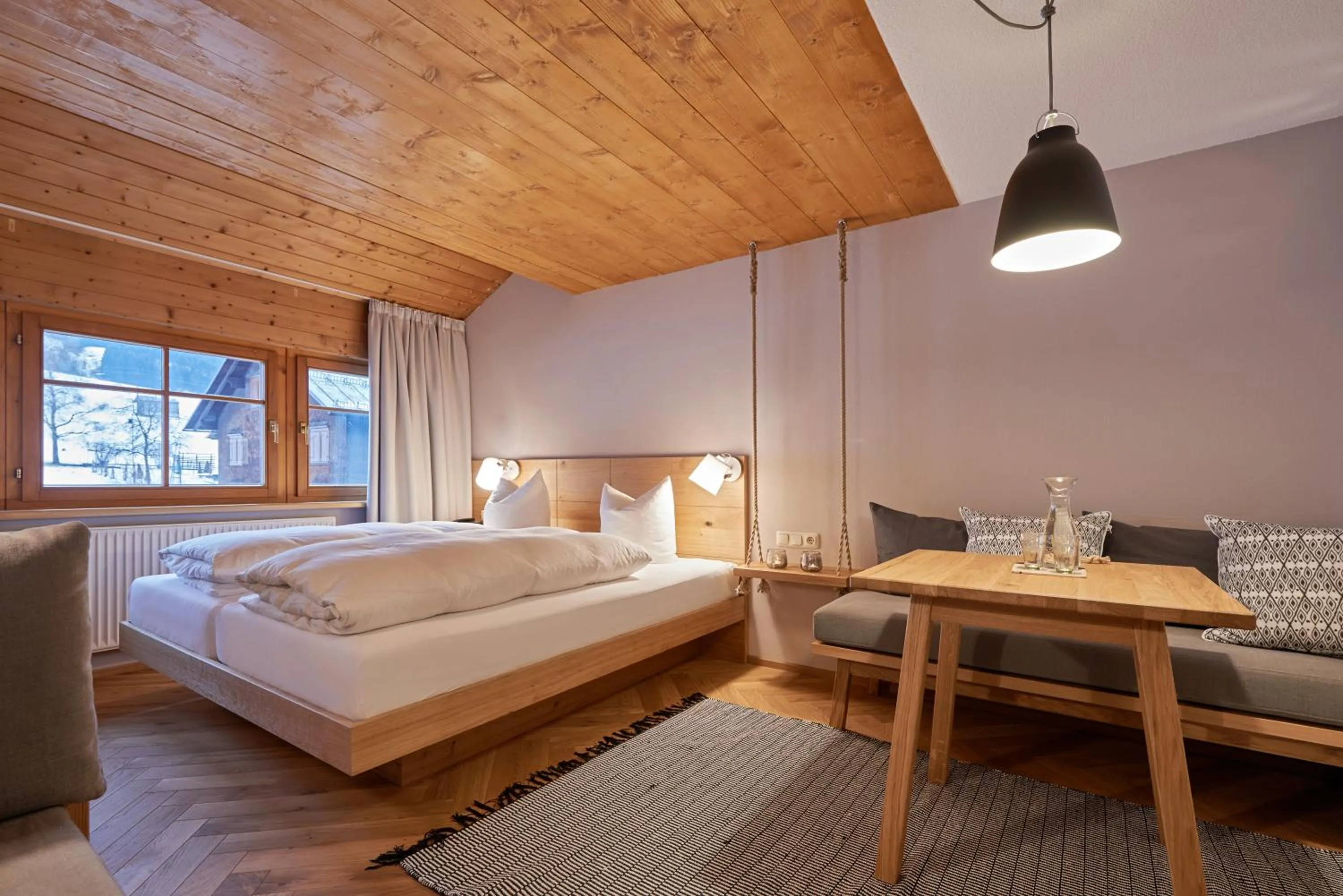 Bed in Hotel Rössle