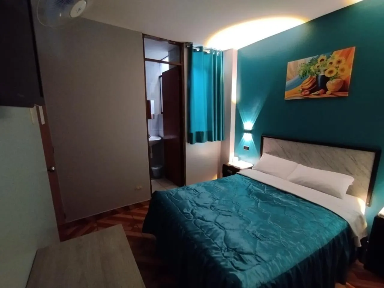 Bed in Hostal El Pilar