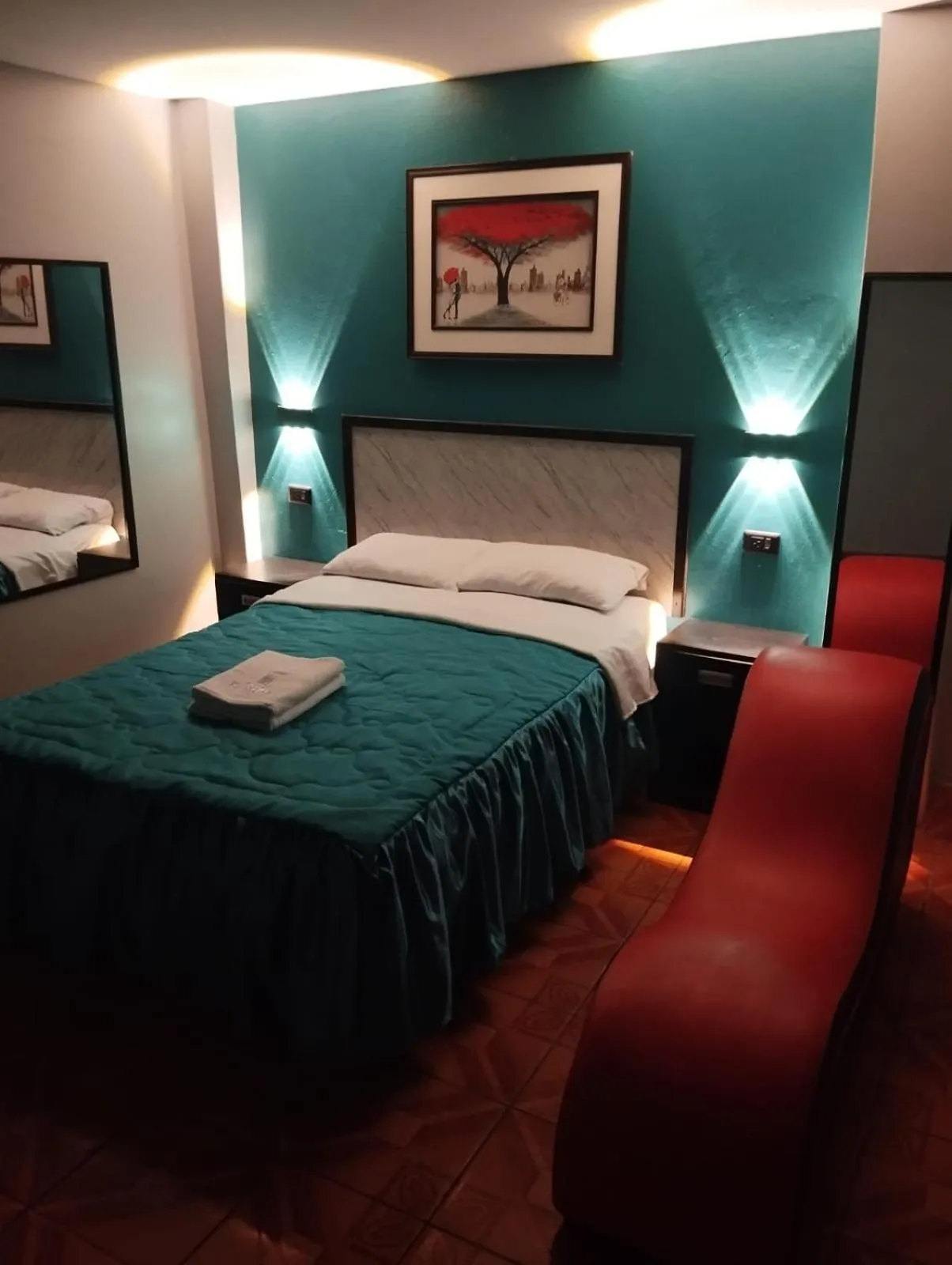 Bed in Hostal El Pilar