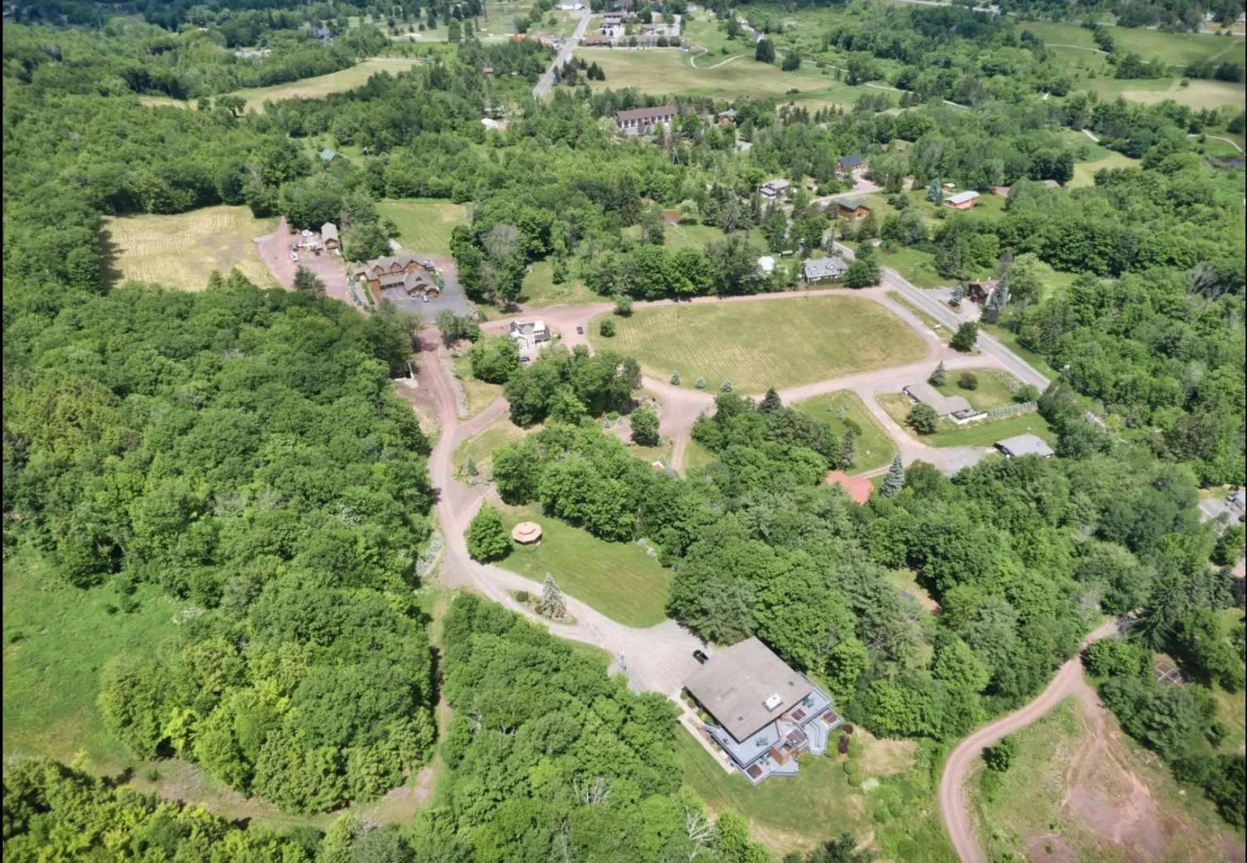 Bird's eye view in The Haüs Windham - Spacious Suites, Hot Tub, Mountain Views!