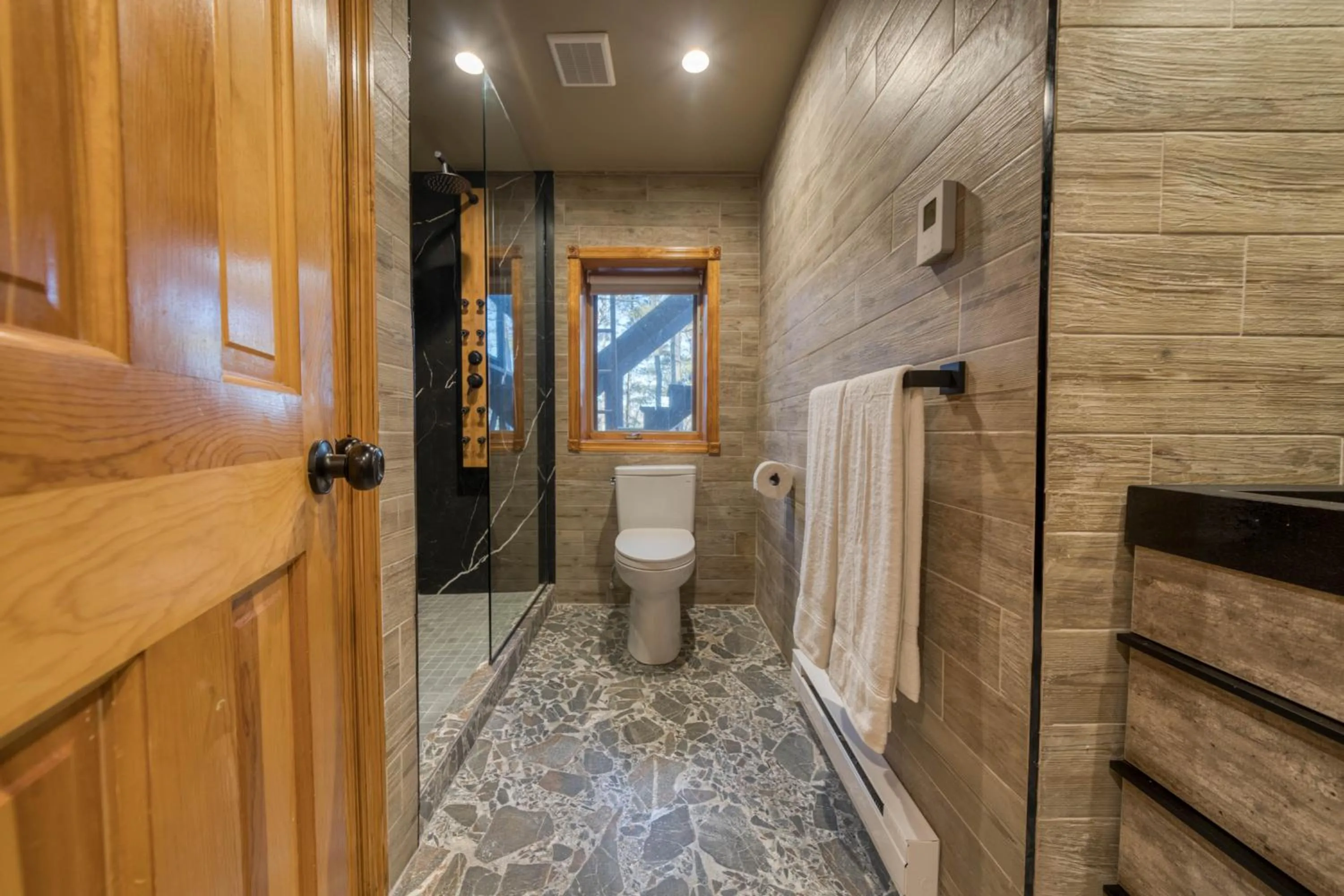 Bathroom in The Haüs Windham - Spacious Suites, Hot Tub, Mountain Views!