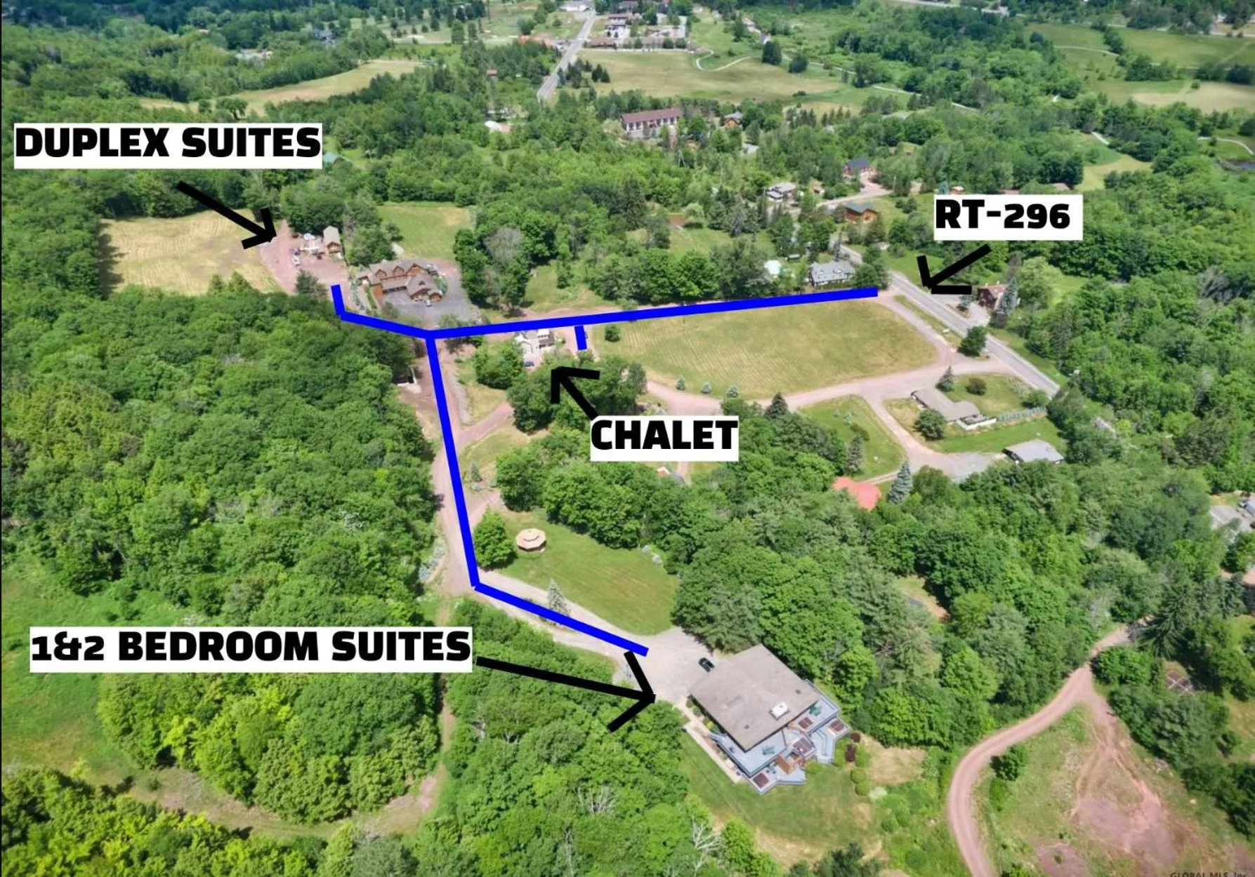 Property building in The Haüs Windham - Spacious Suites, Hot Tub, Mountain Views!