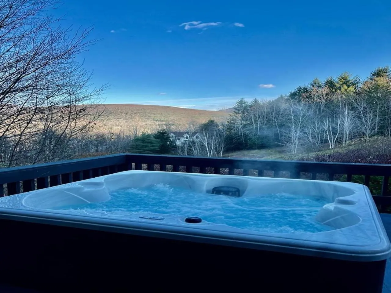 Hot Tub in The Haüs Windham - Spacious Suites, Hot Tub, Mountain Views!