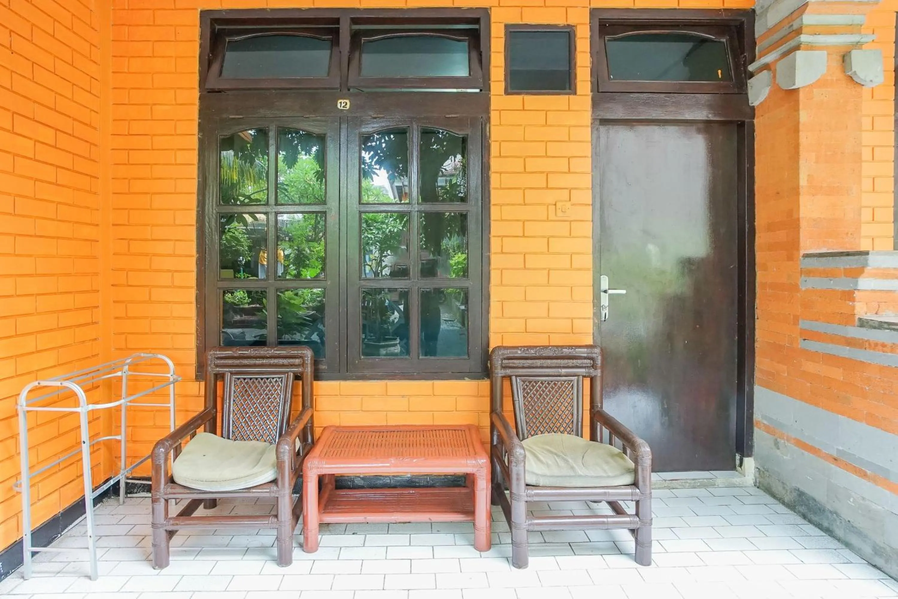 Patio in Mahendra Beach Inn