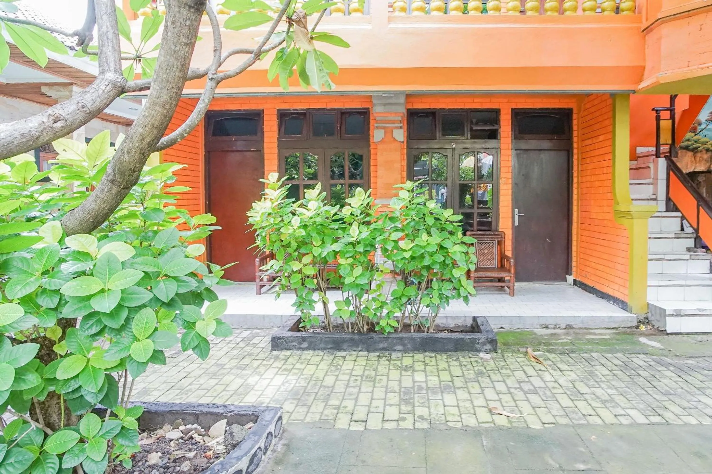 Patio in Mahendra Beach Inn
