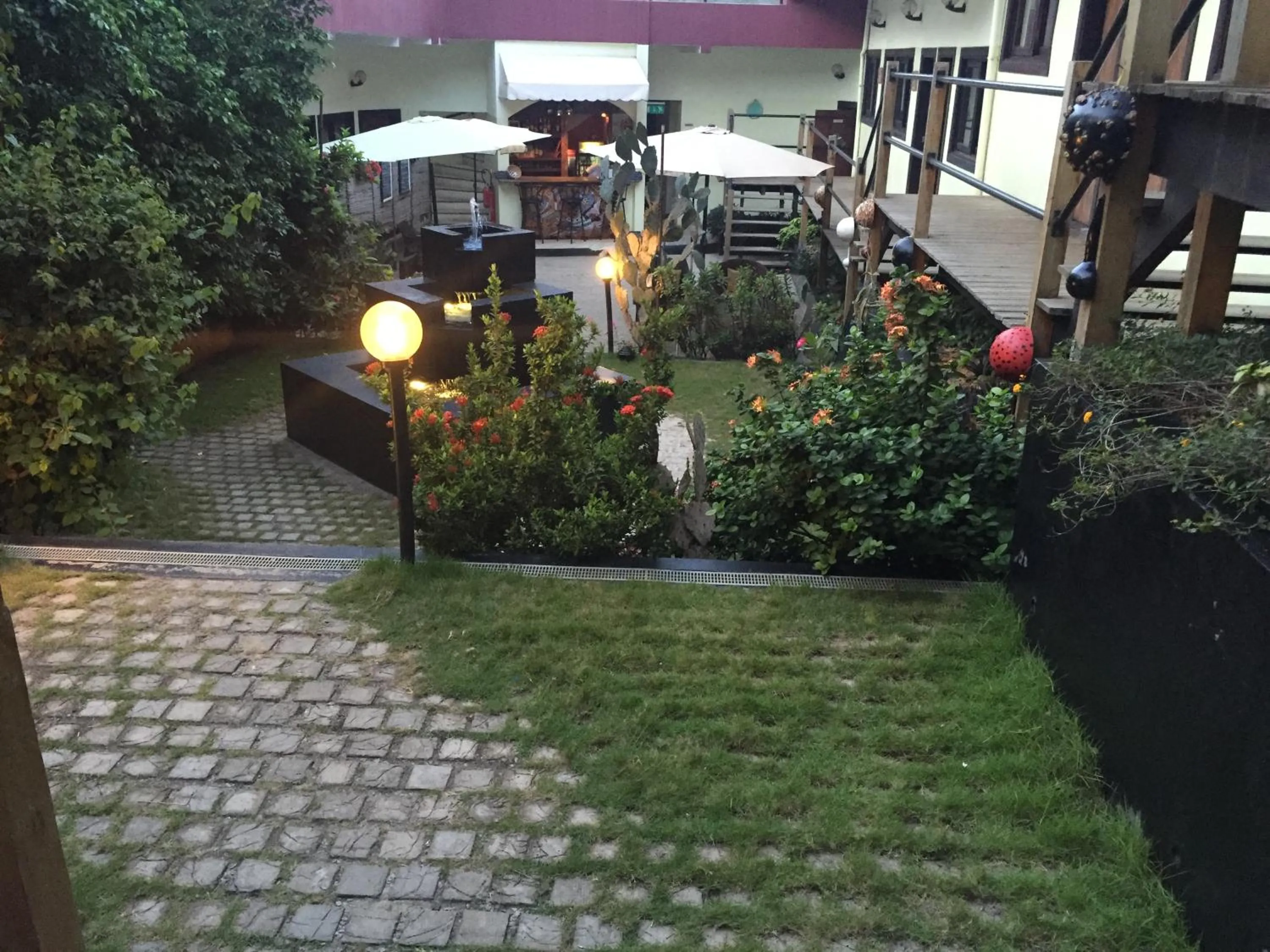 Garden view in Détente Hôtel