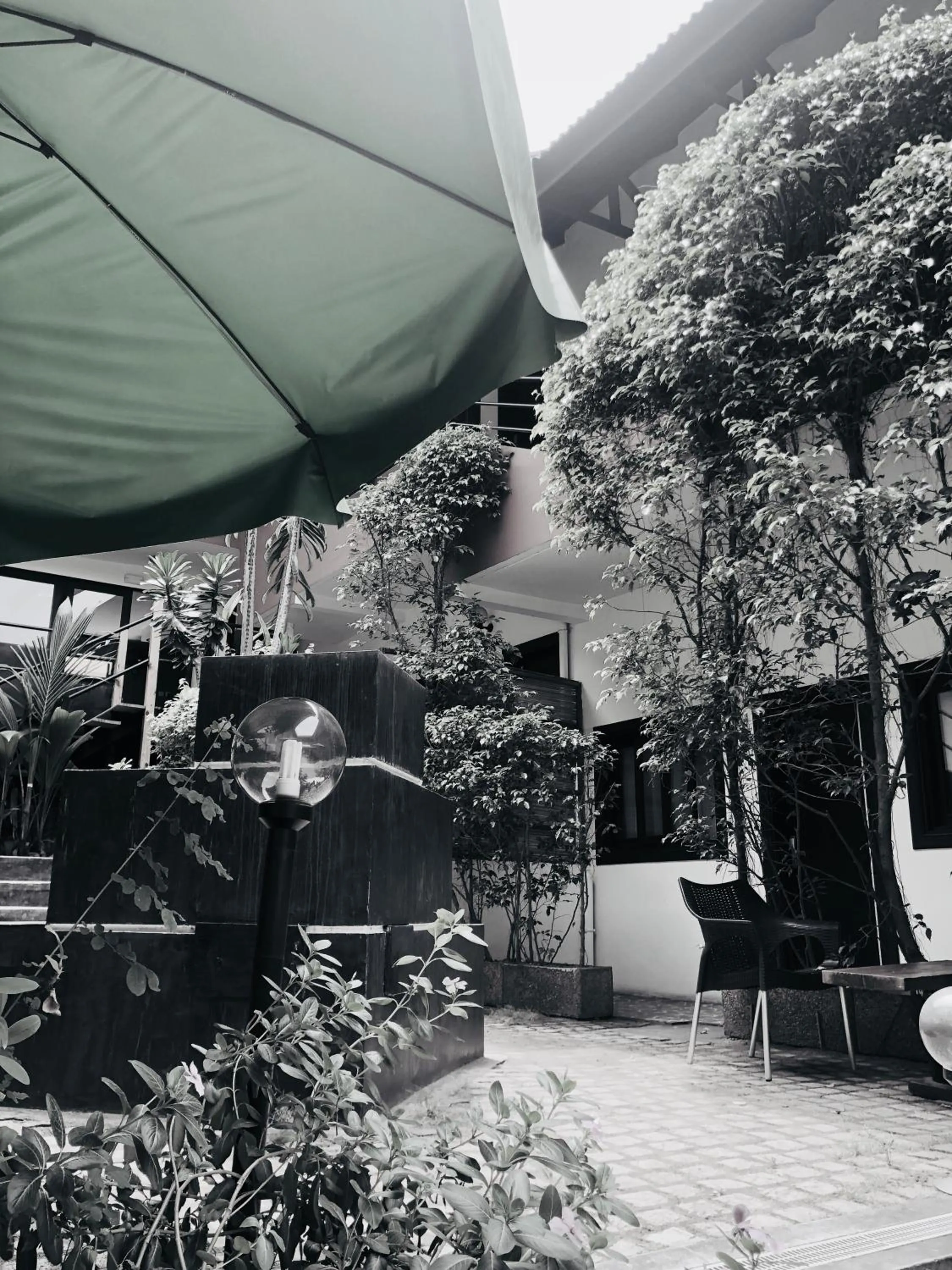 Patio in Détente Hôtel