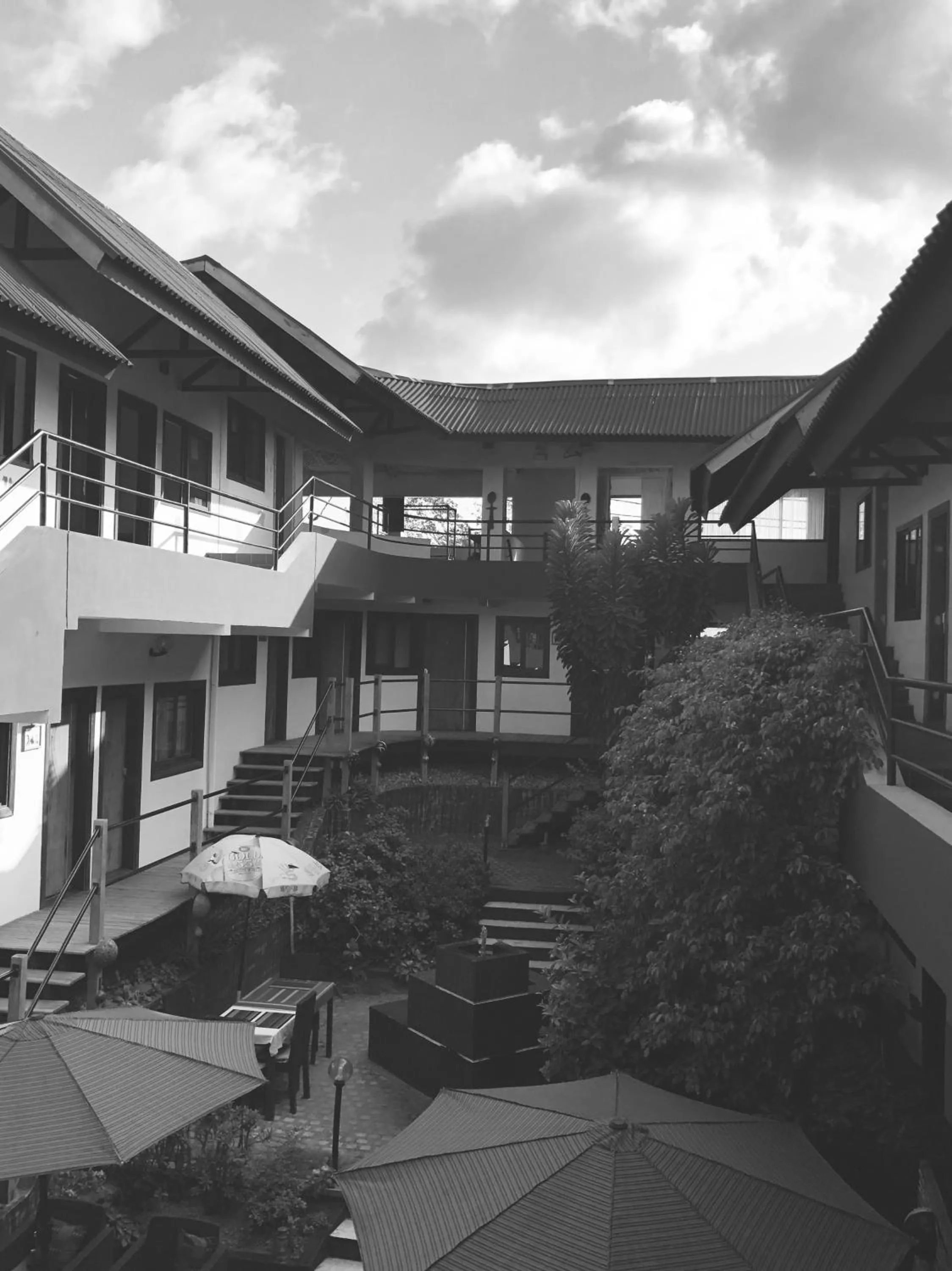 Patio in Détente Hôtel