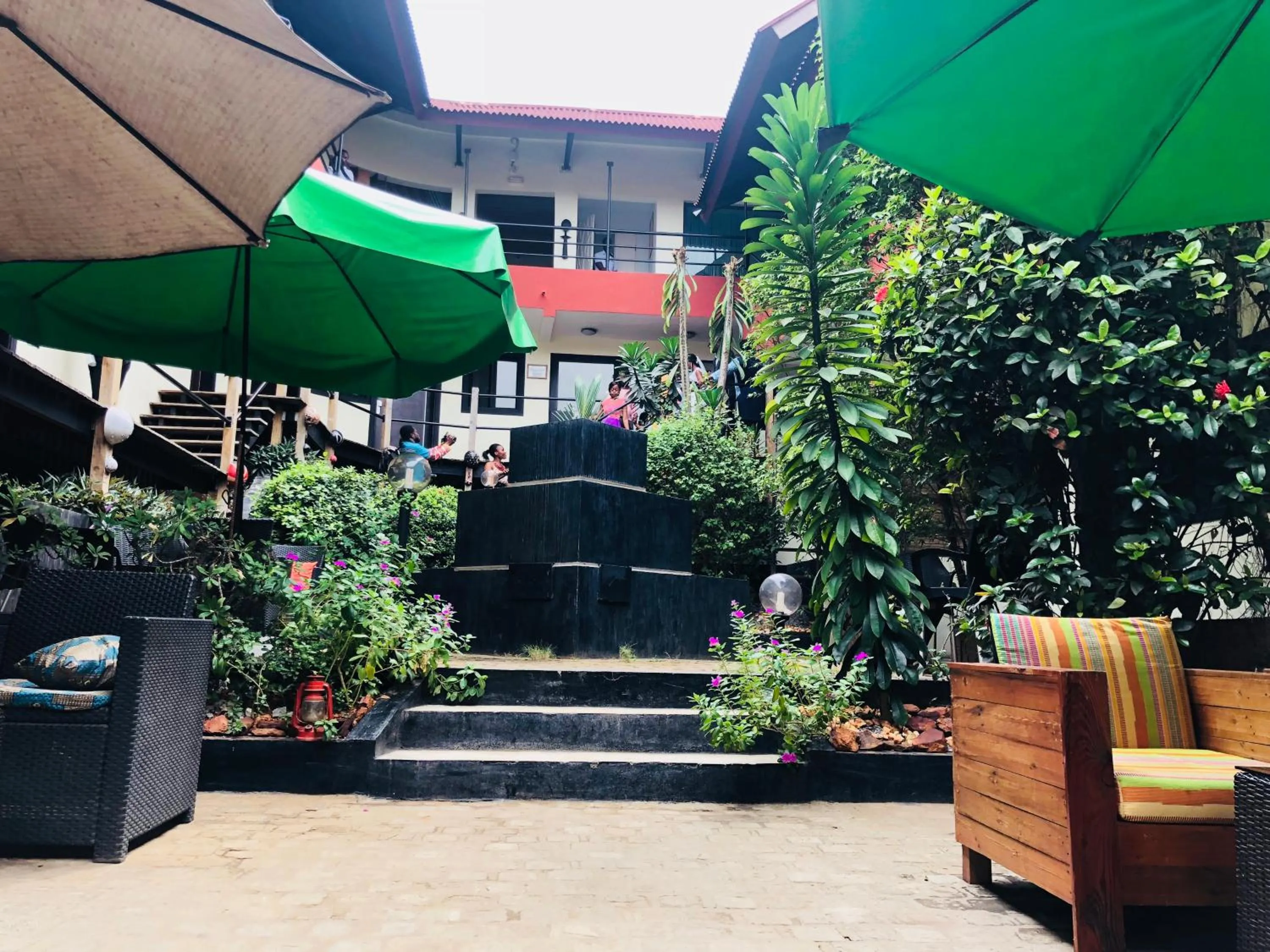 Patio in Détente Hôtel