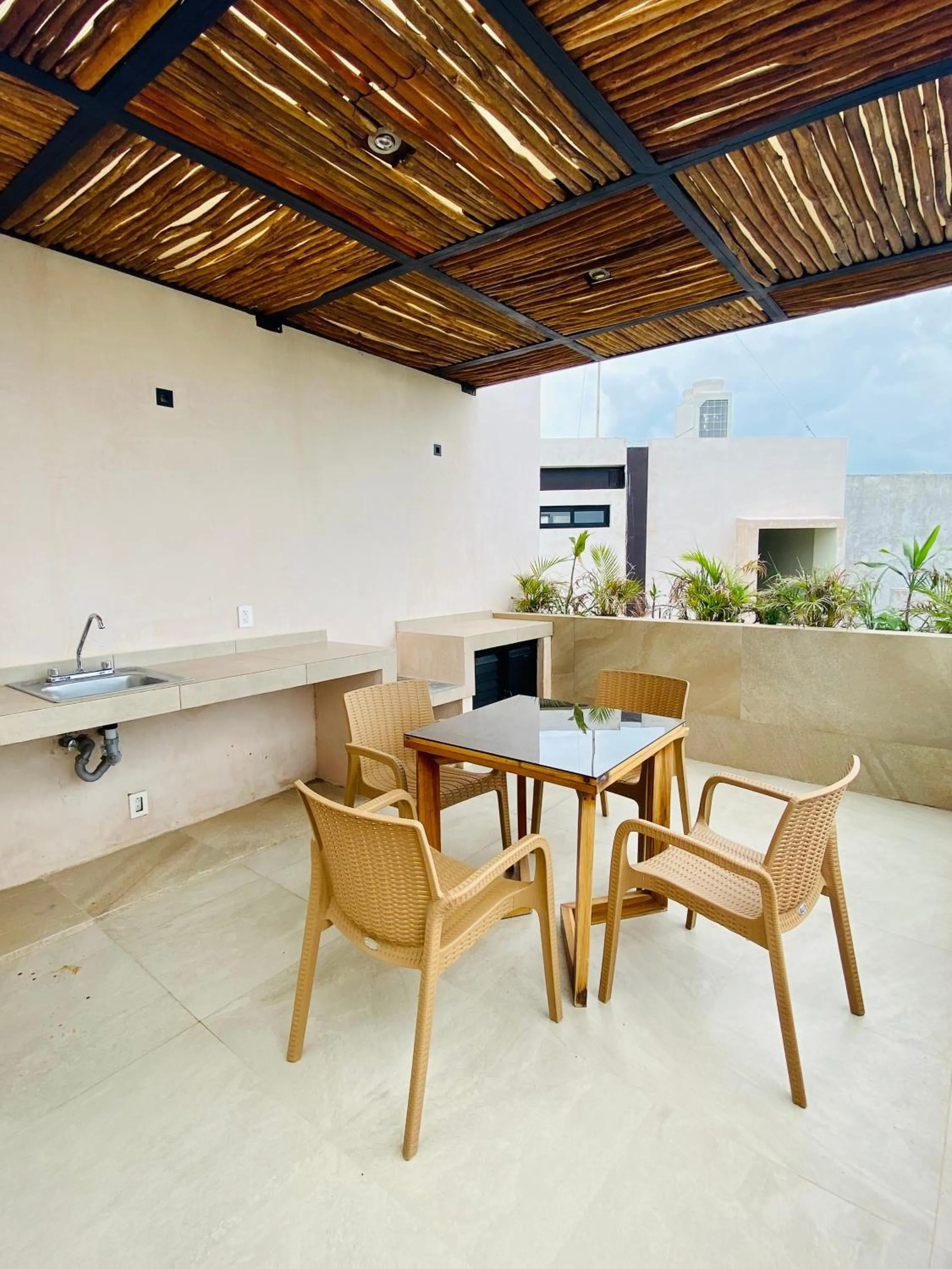 Balcony/Terrace in Cacao Tulum departamentos