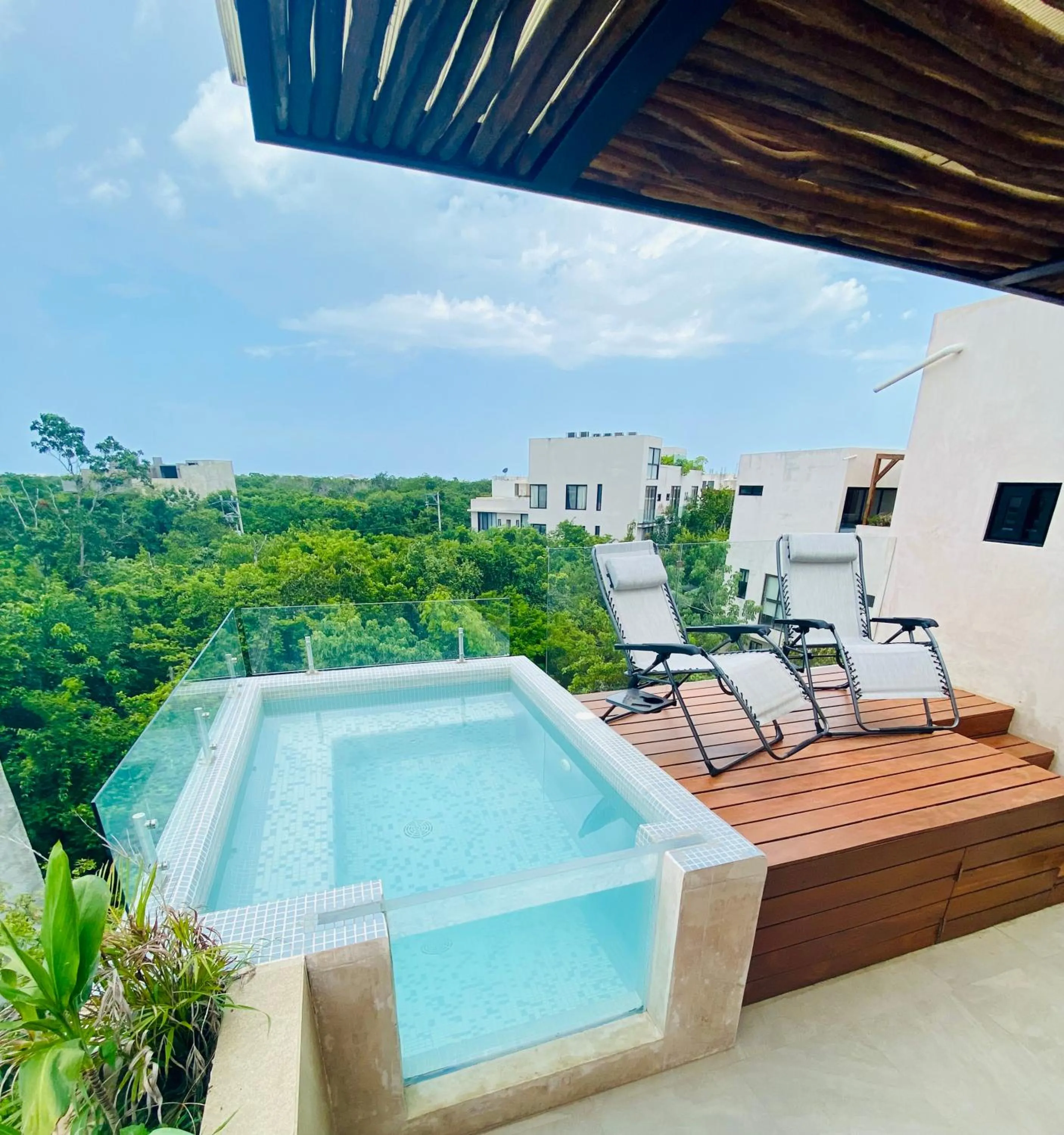 Swimming Pool in Cacao Tulum departamentos