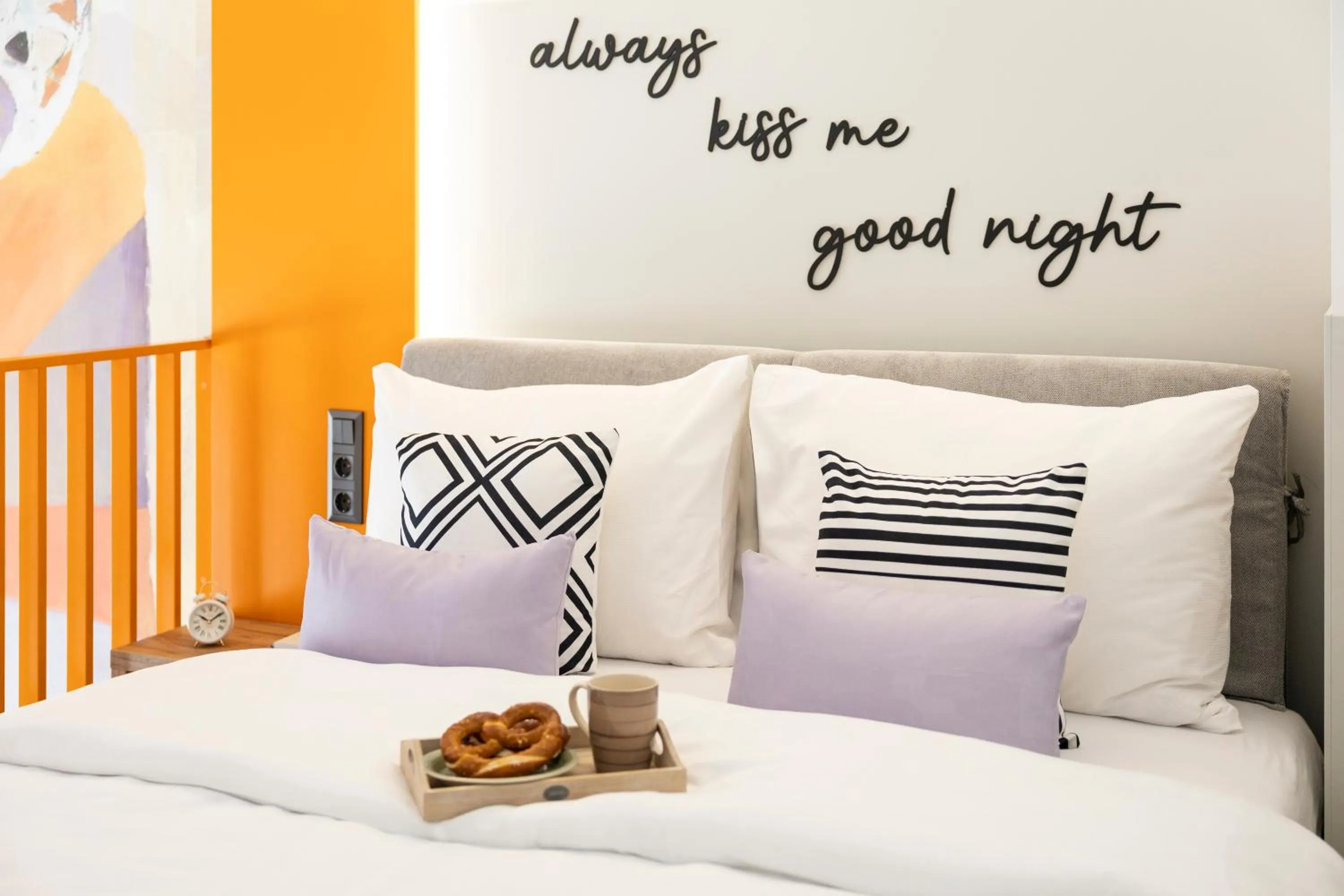 Bedroom, Bed in lyf Schönbrunn Vienna