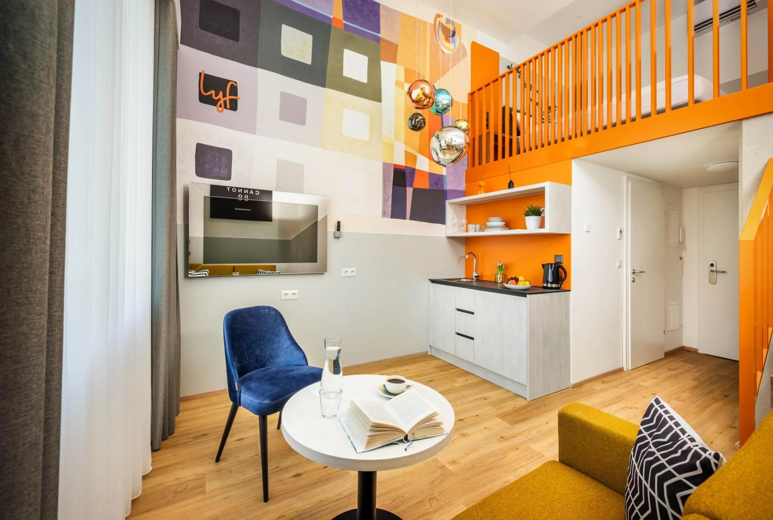 Living room in lyf Schönbrunn Vienna