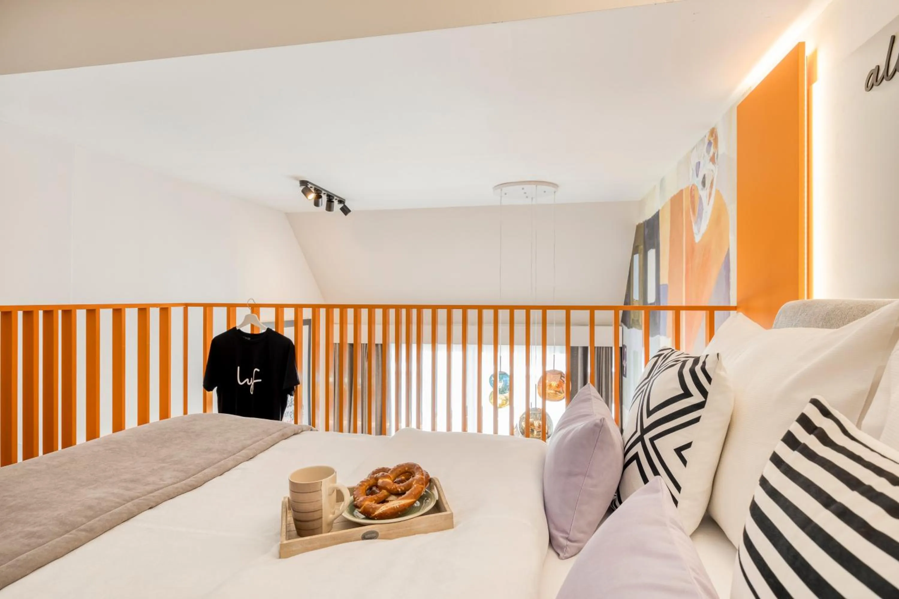 Bedroom, Bed in lyf Schönbrunn Vienna