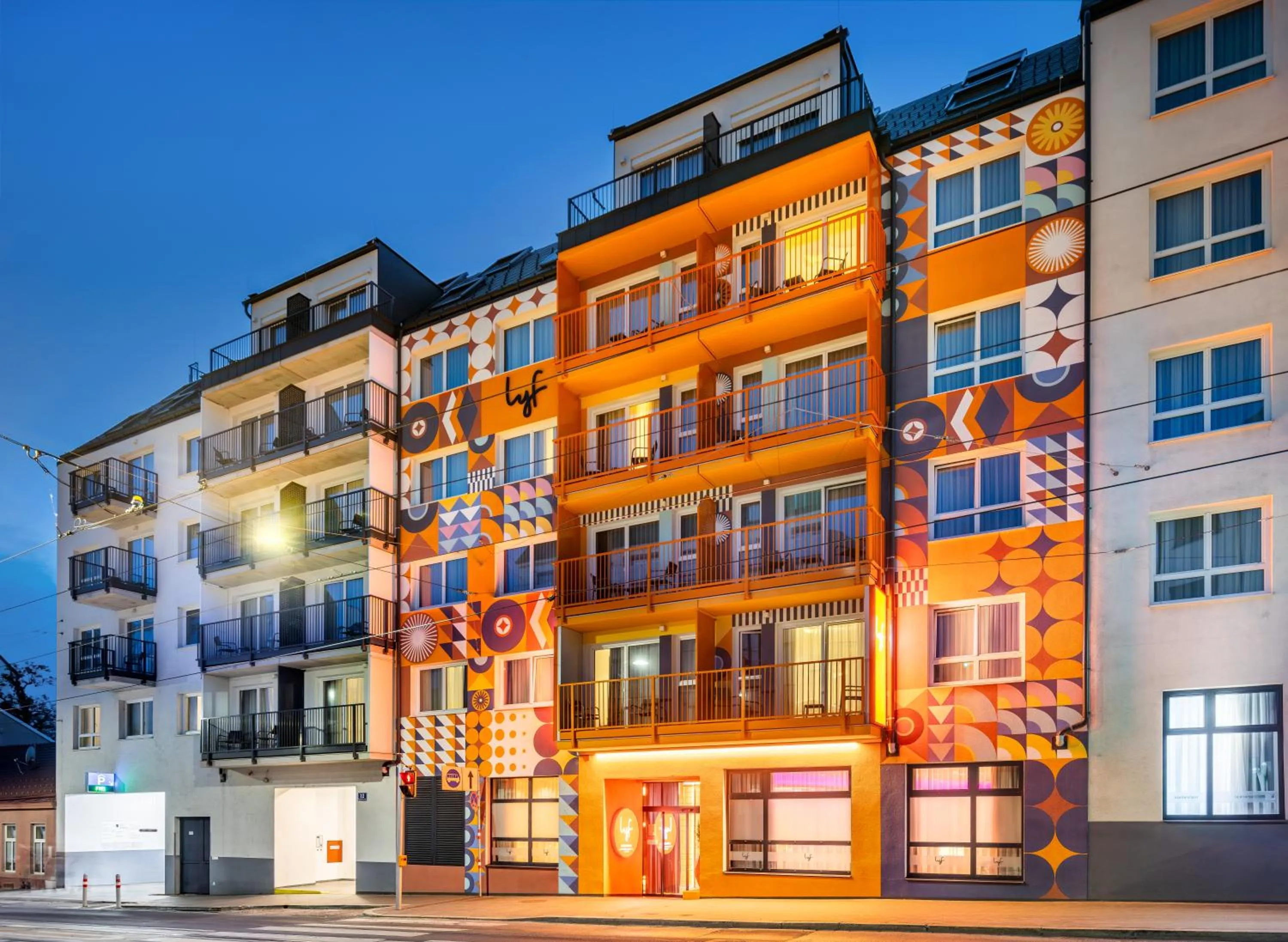 Property building in lyf Schönbrunn Vienna