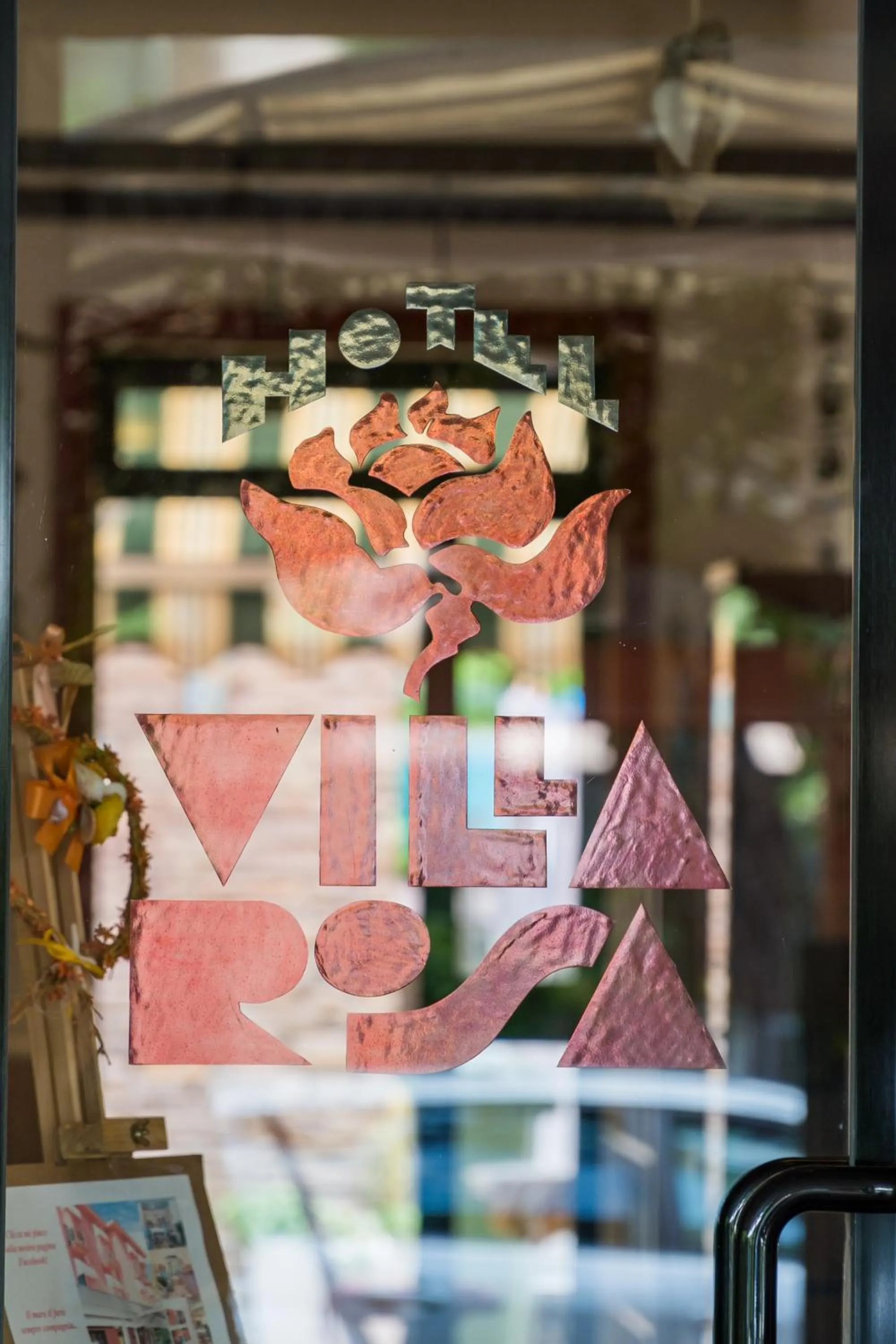 Decorative detail in Hotel Villa Rosa