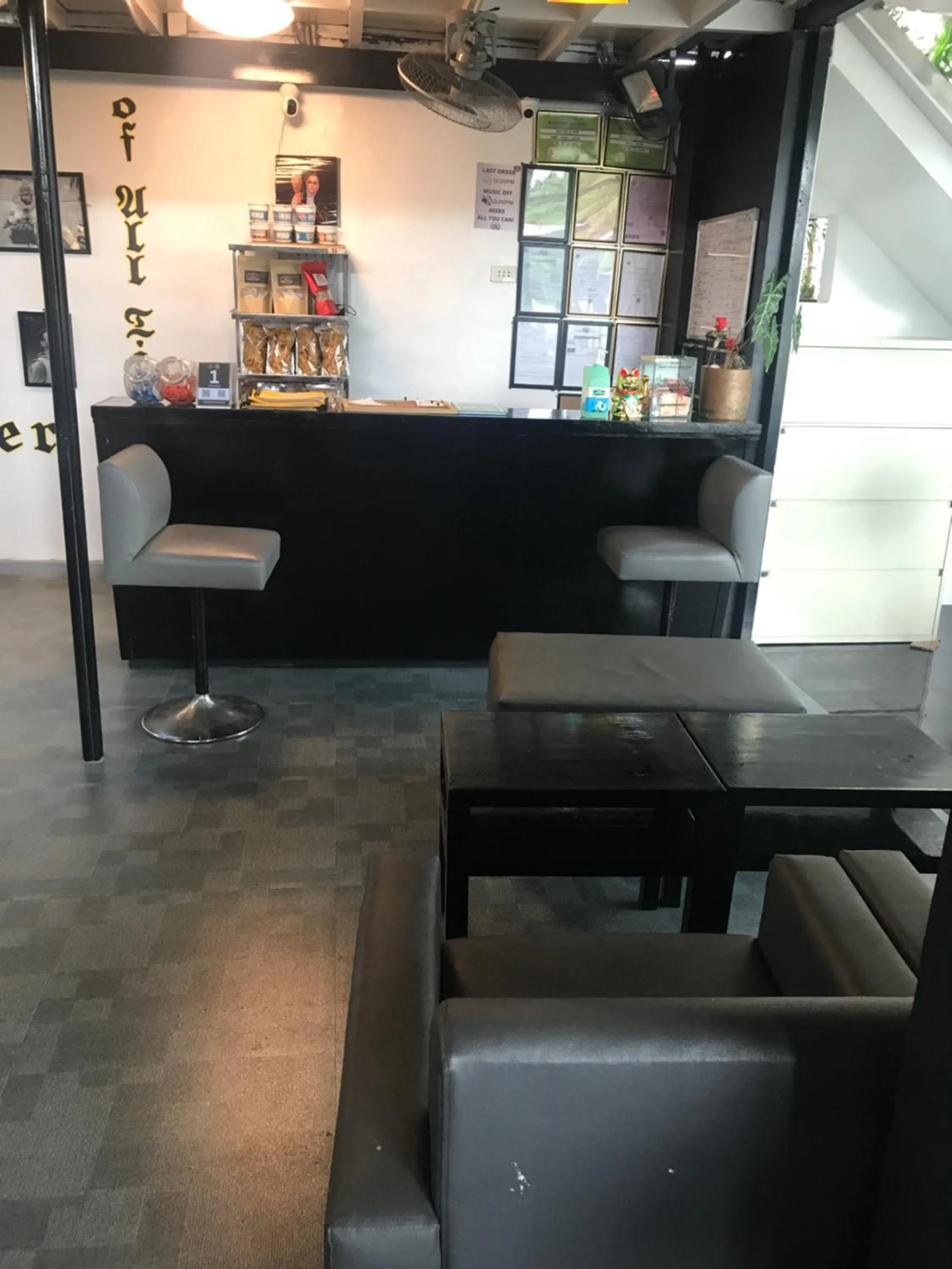 Seating area in Agathas Hotel powered by Cocotel