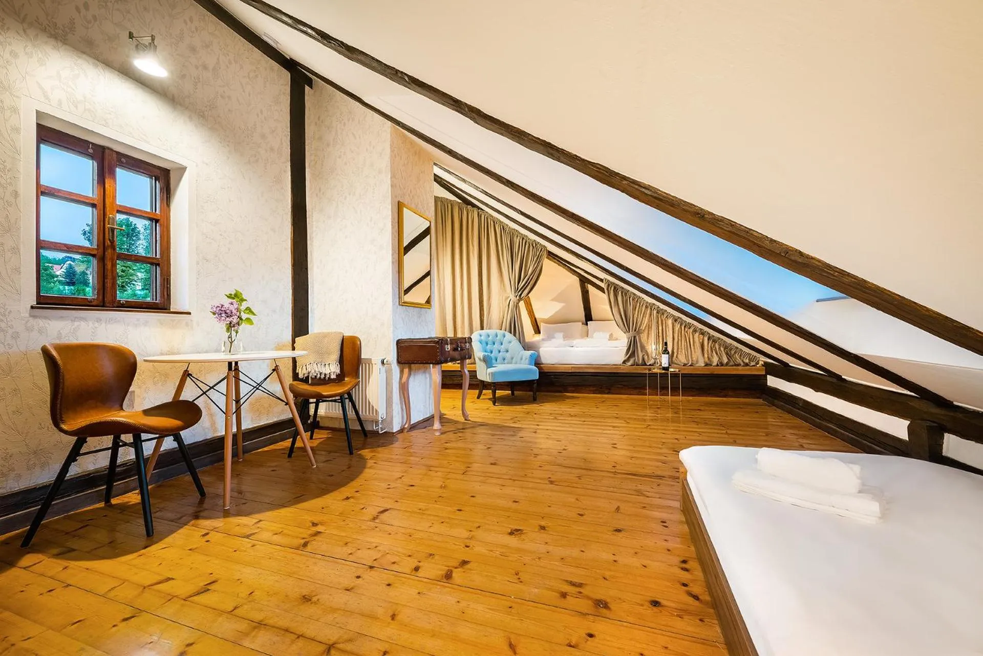 Quadruple Room with Private Bathroom in Pension Fortna