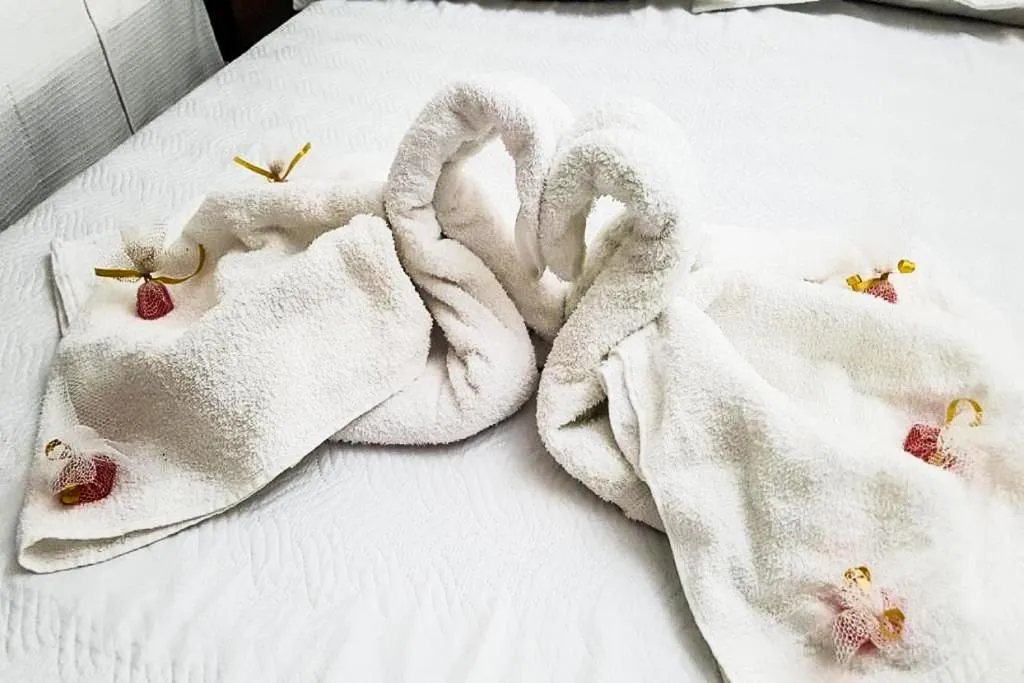 Bed in Pousada Marraial