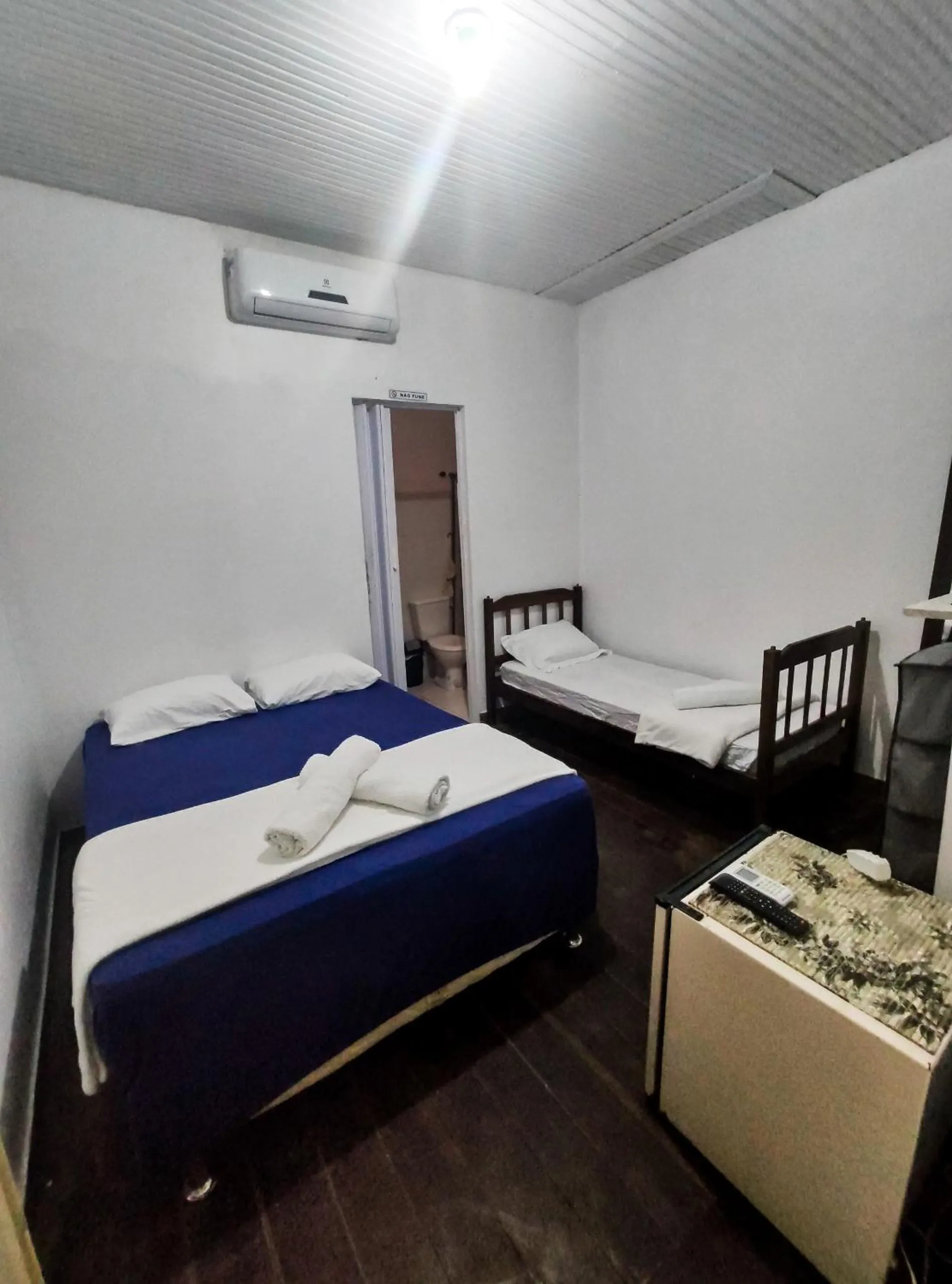 Bed in Pousada Marraial