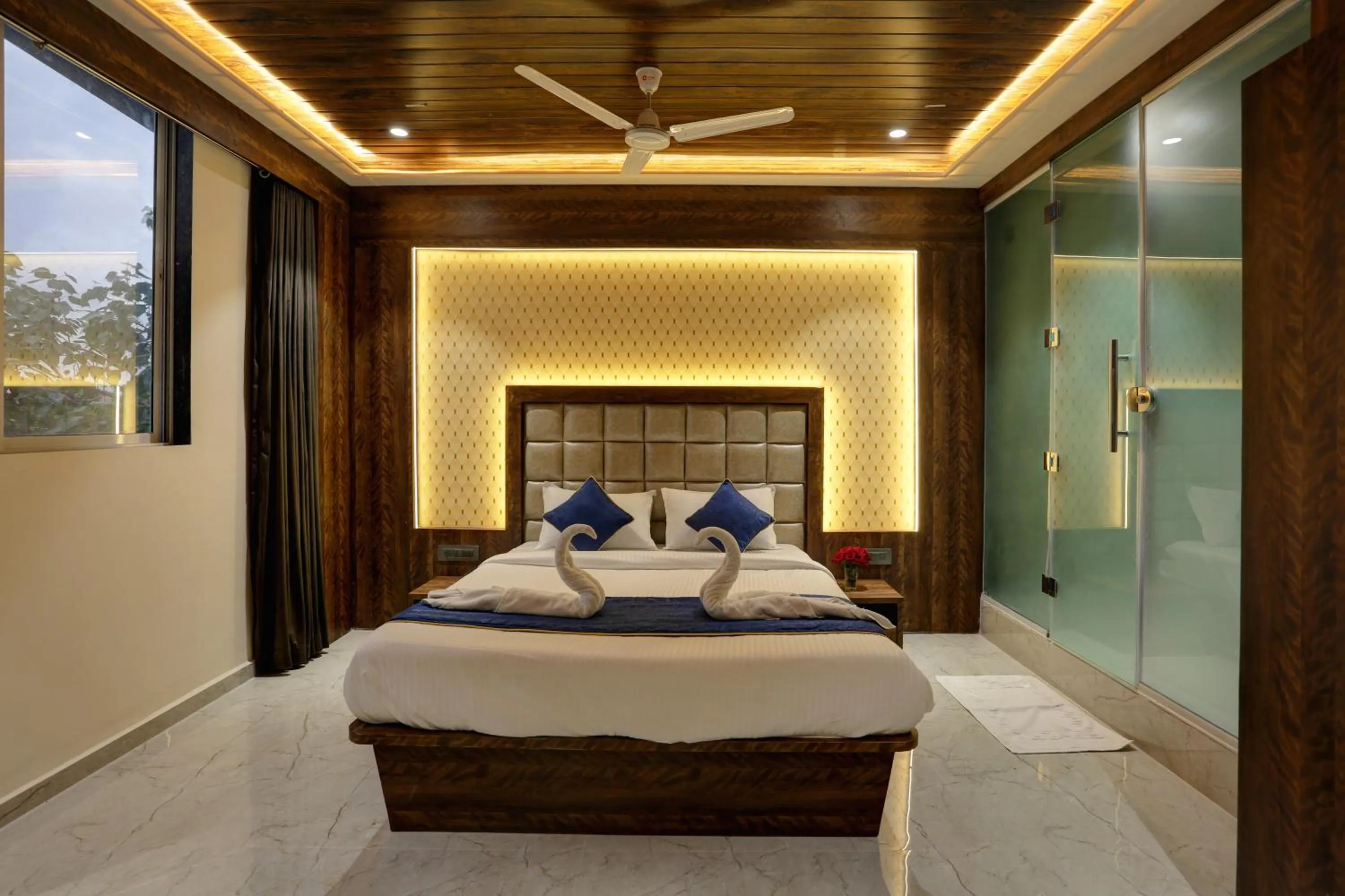 Bedroom, Bed in Ramya Residency Navi Mumbai