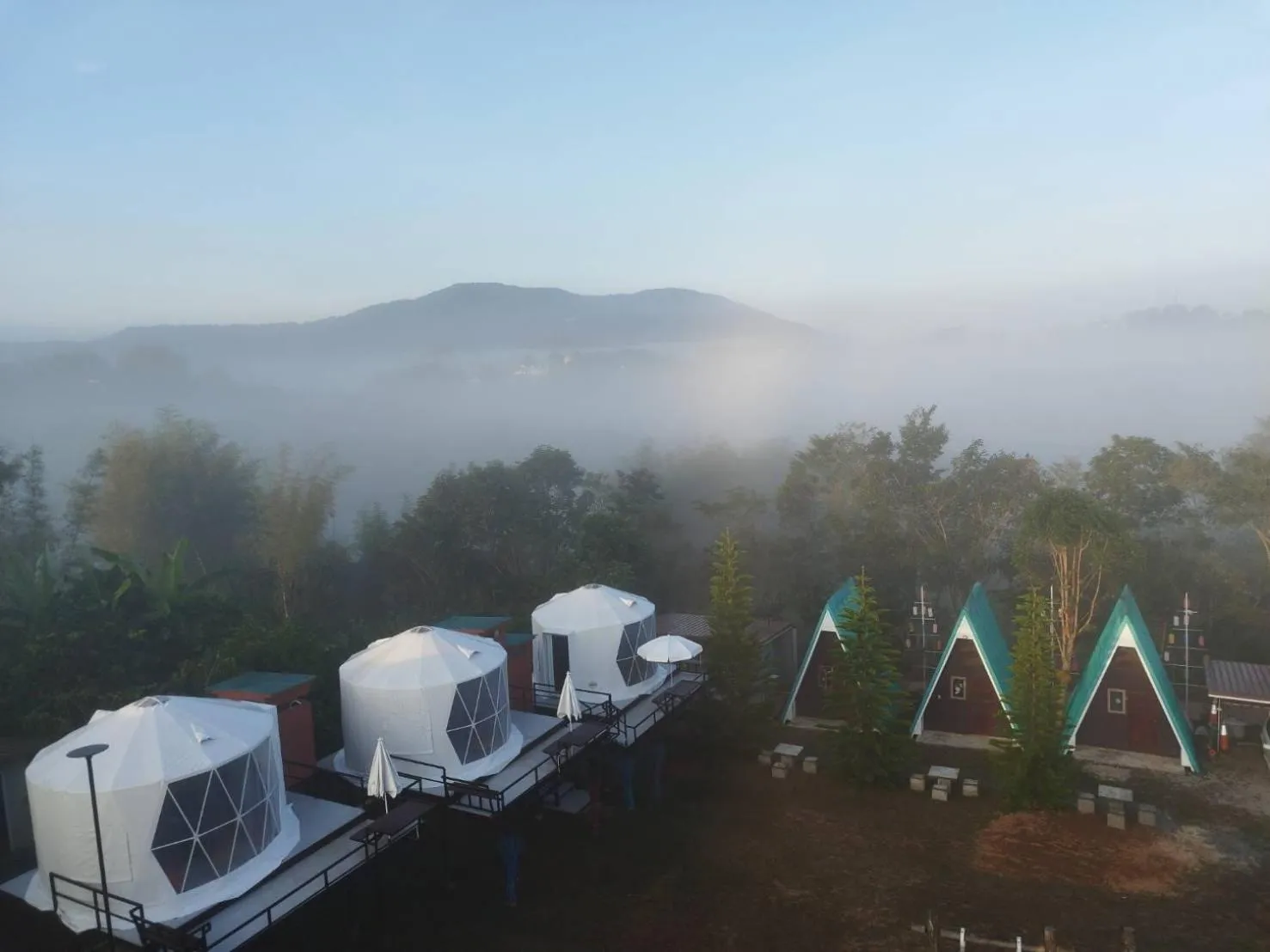 Natural landscape in Yellowstone Cheewa View Khao Kho