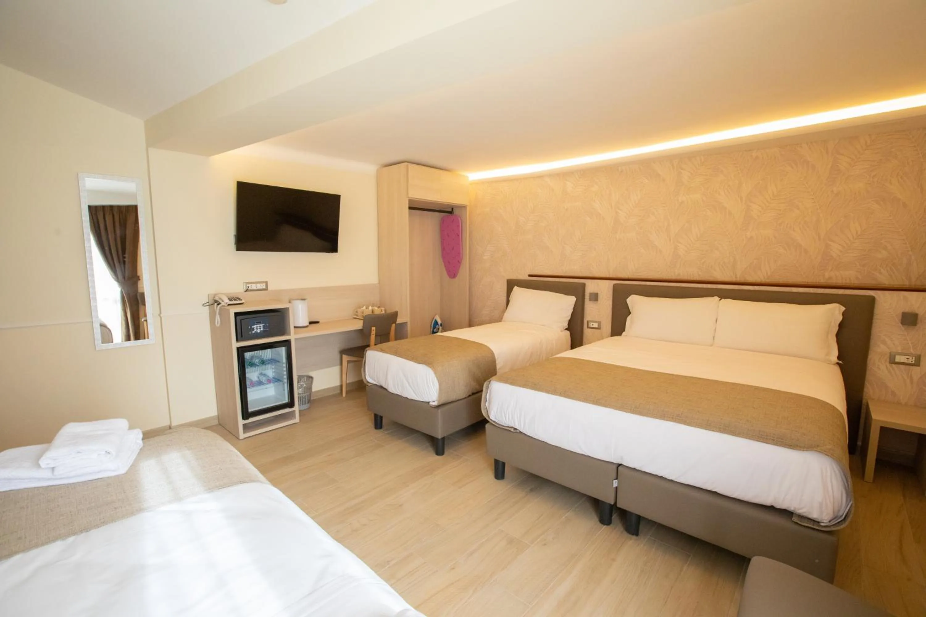 Bed in Hotel Maximus