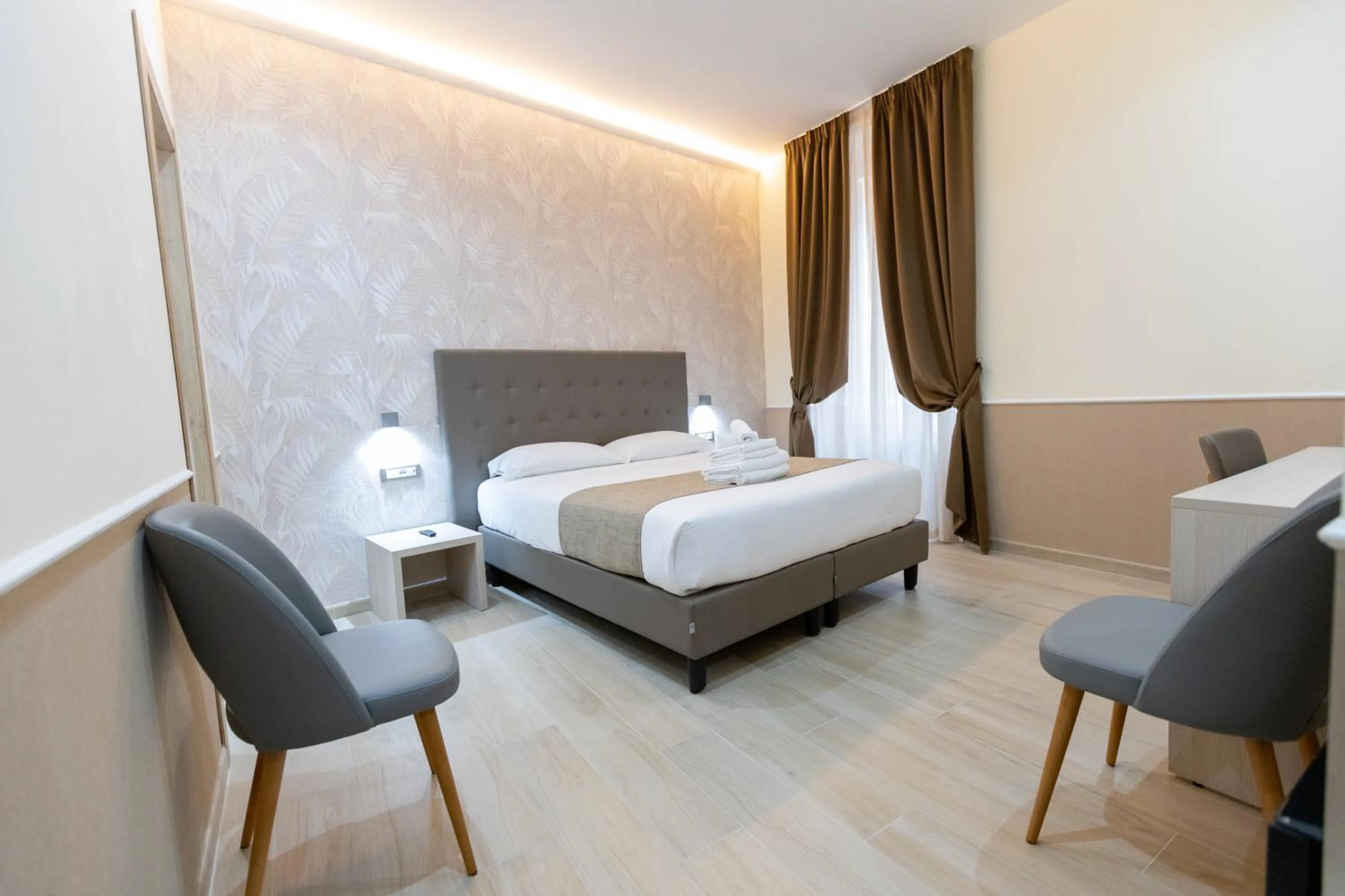 Bed in Hotel Maximus