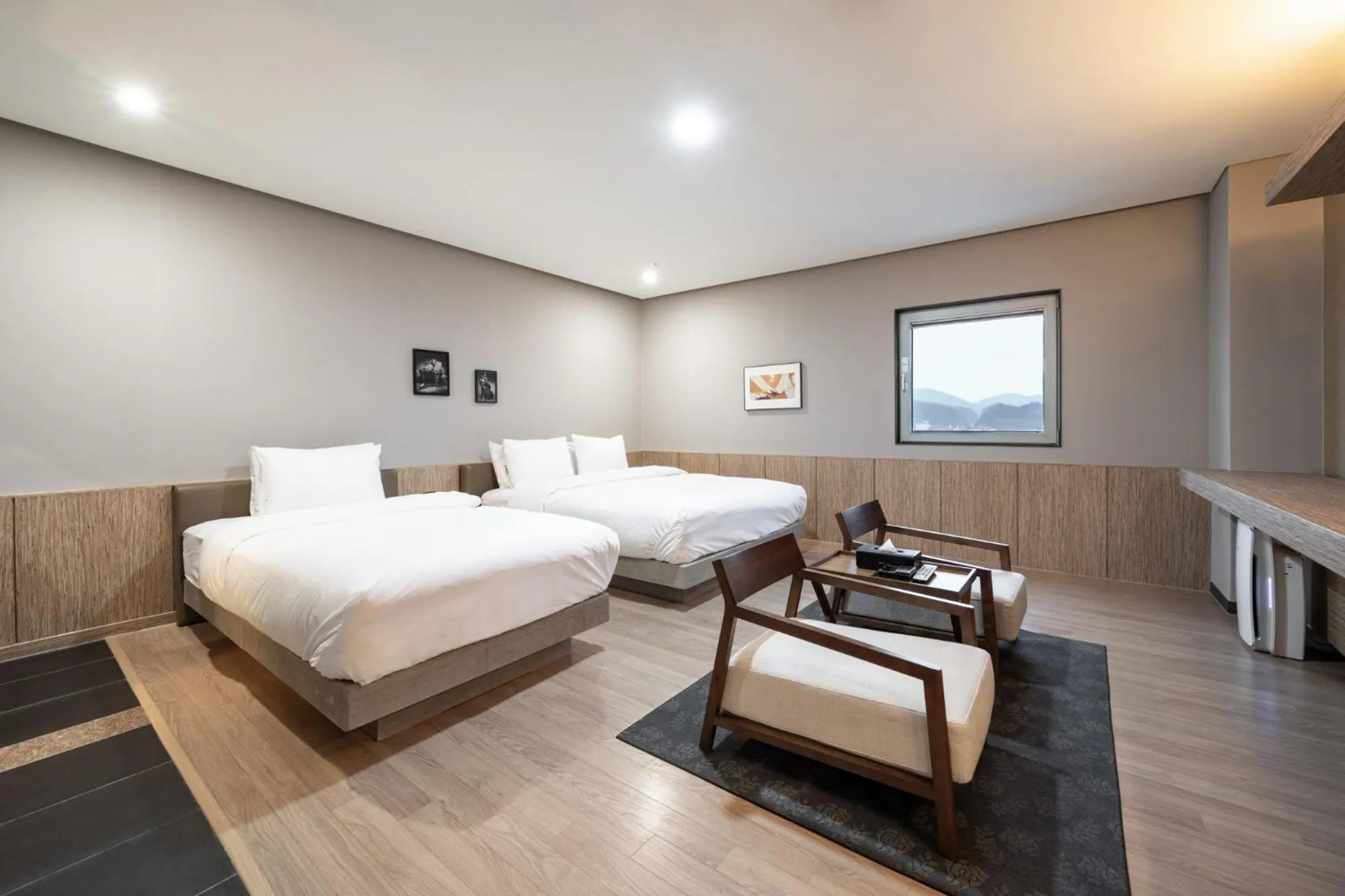 Bed in Jeonju Jazz Around Hotel