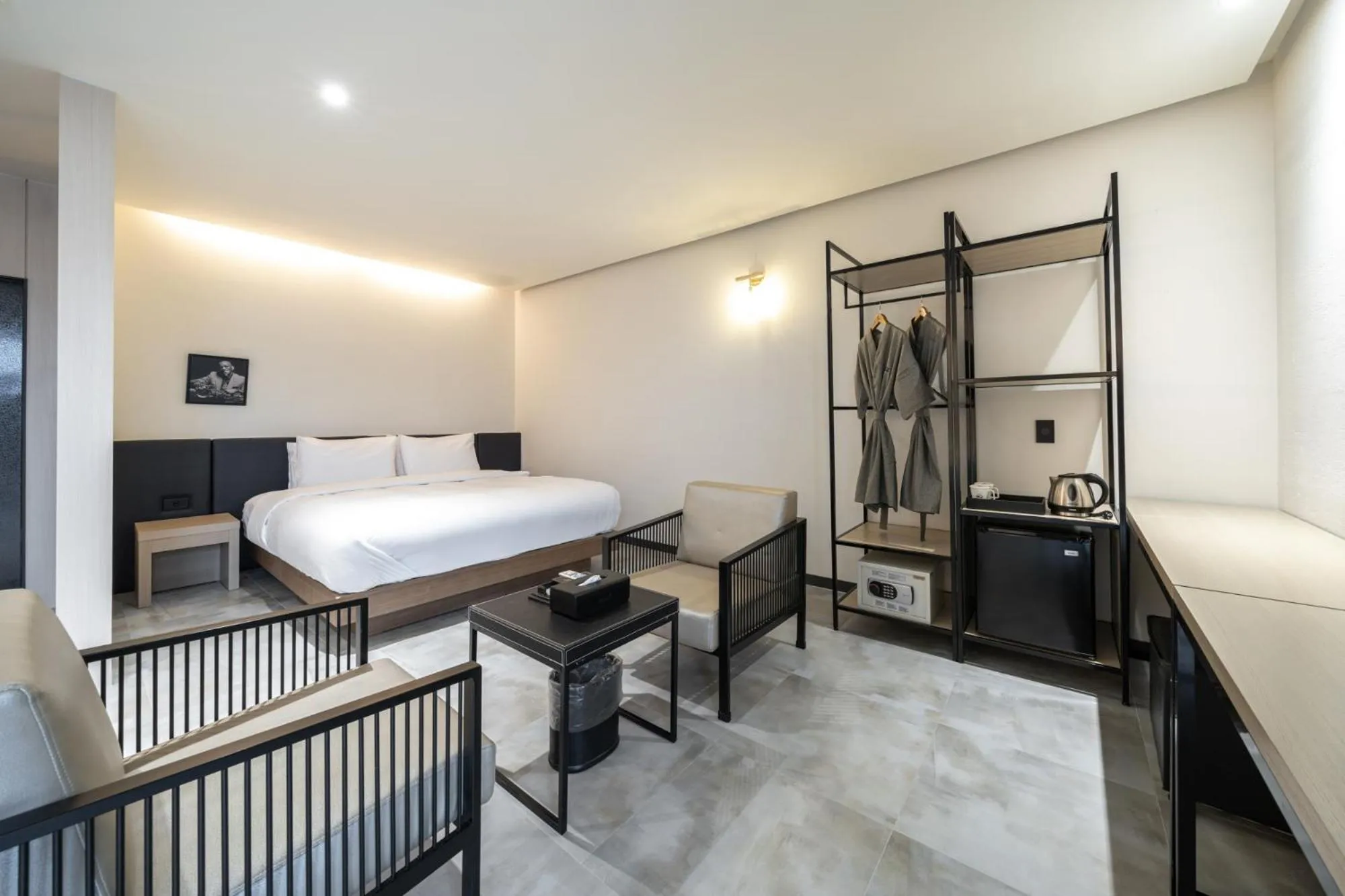 Bed in Jeonju Jazz Around Hotel