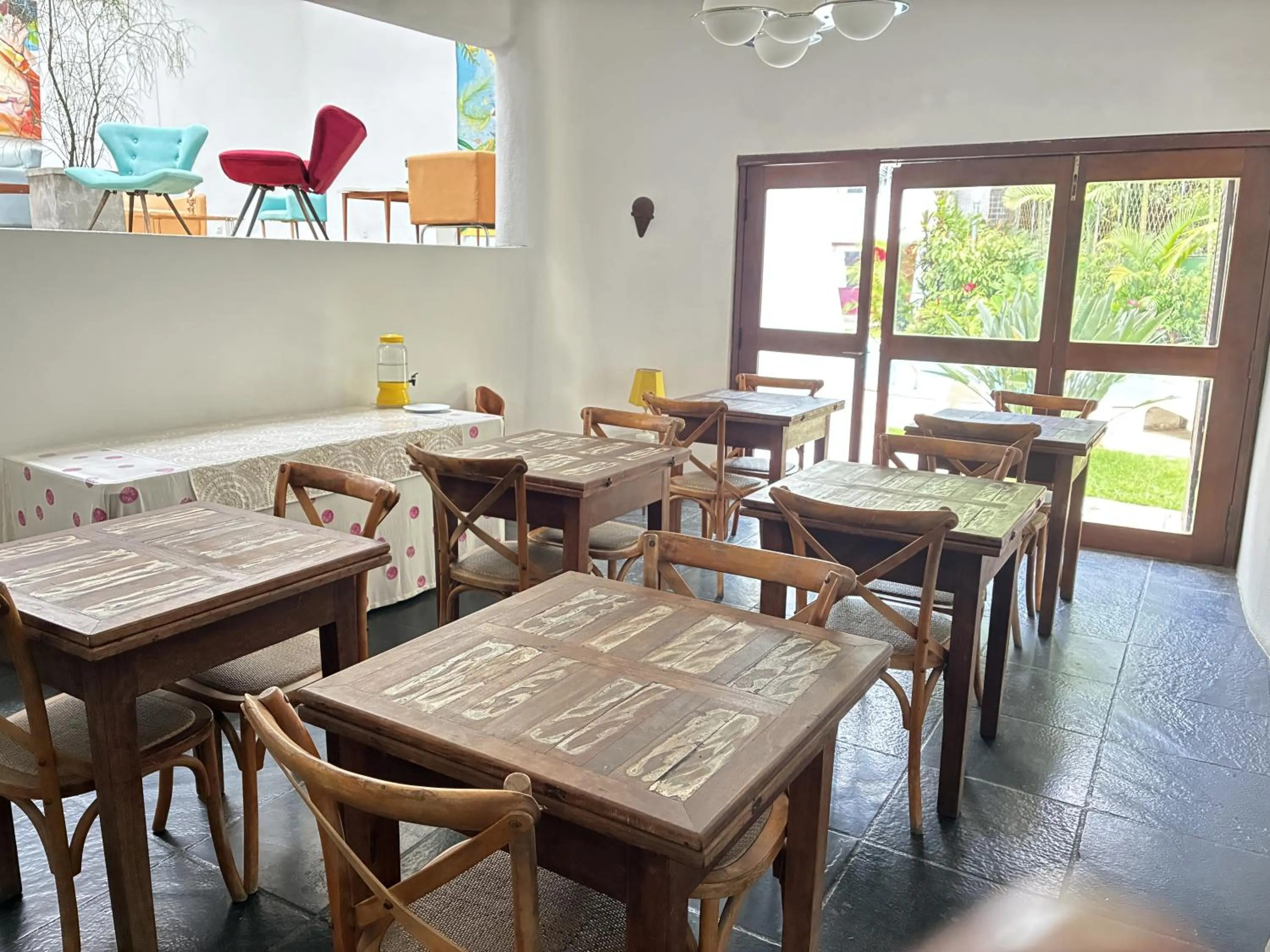 Dining area in Les Jardins de Rio Boutique Hotel