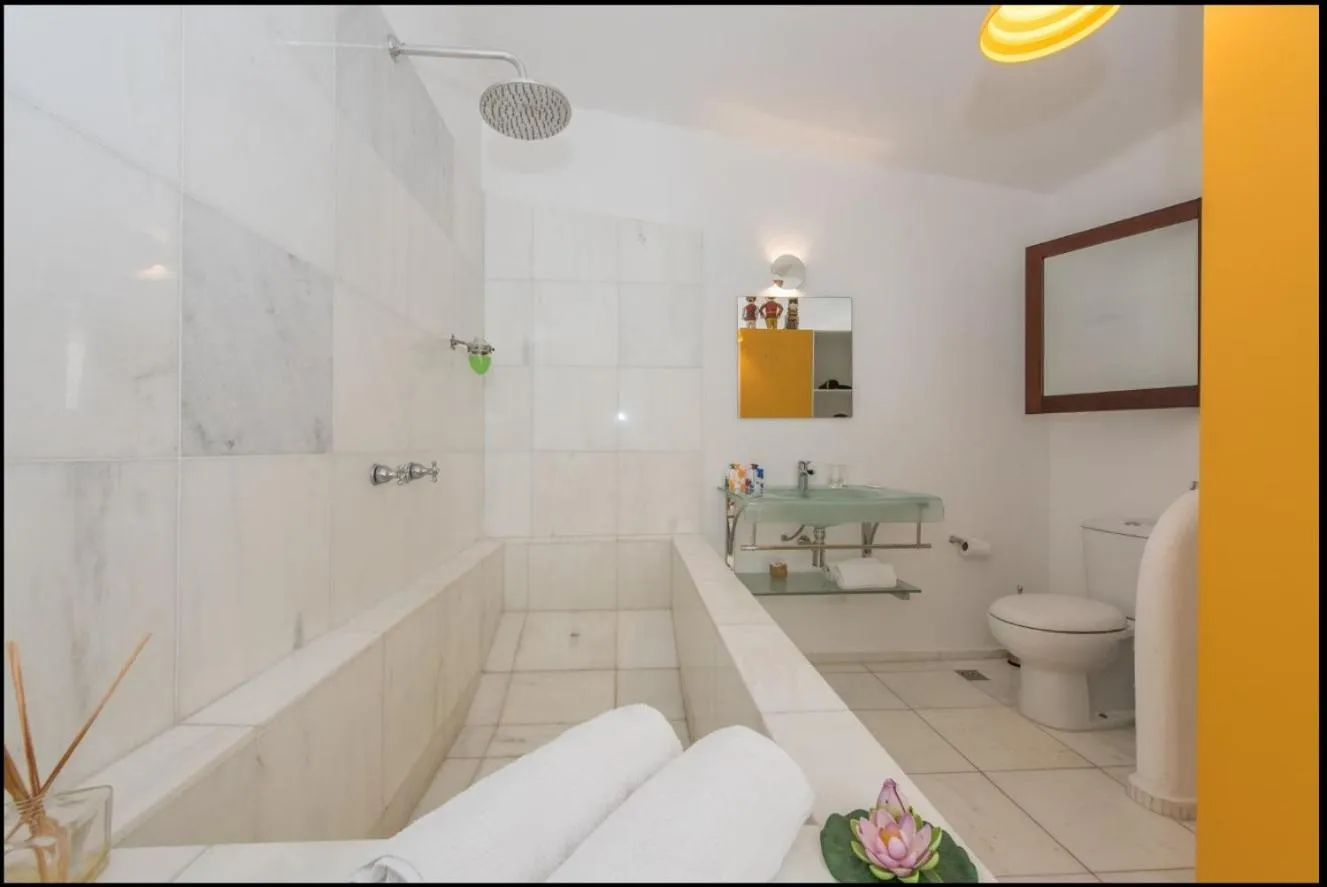 Shower in Les Jardins de Rio Boutique Hotel