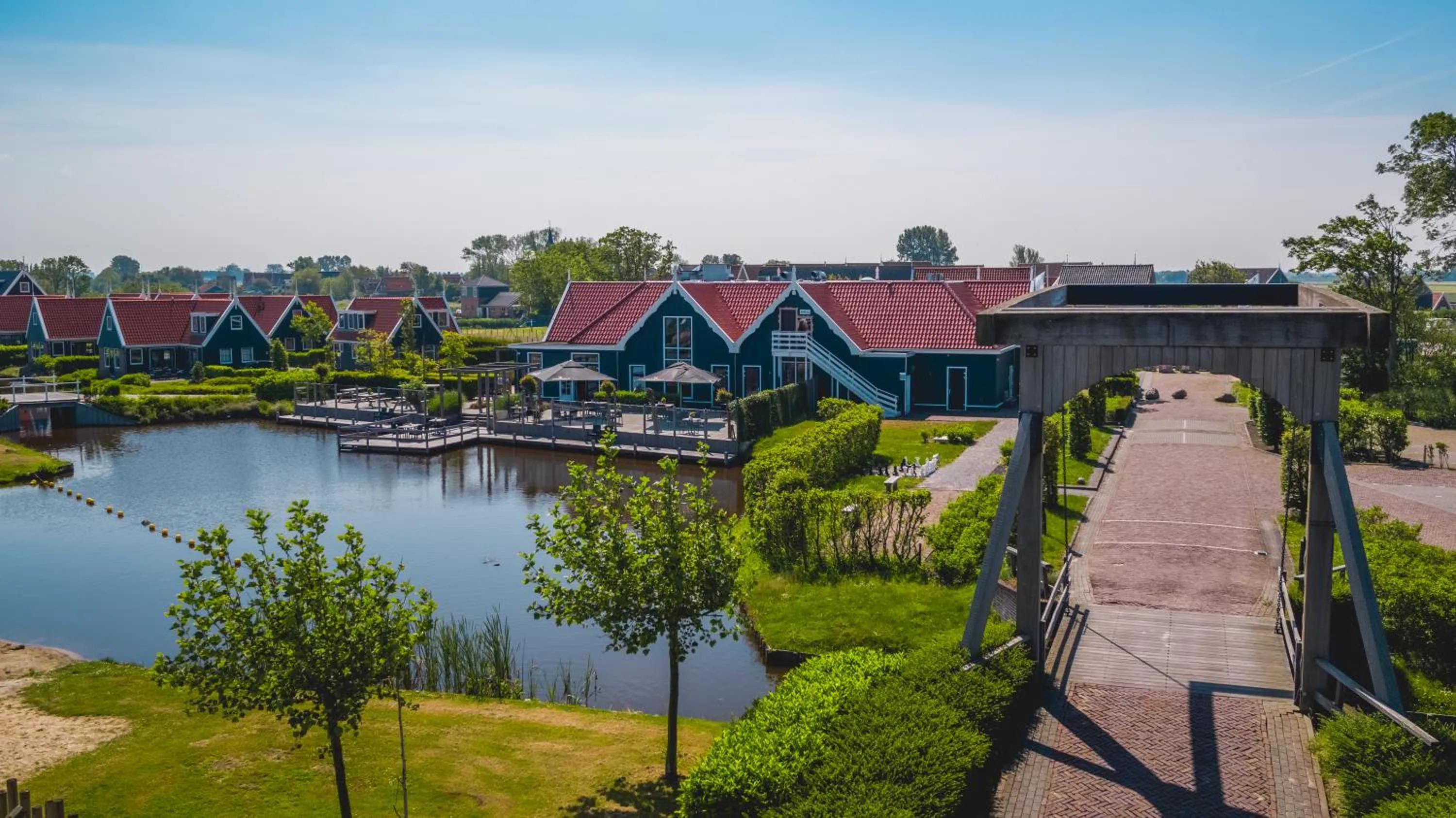 Bird's eye view in De Beemster | Holiday park near Amsterdam