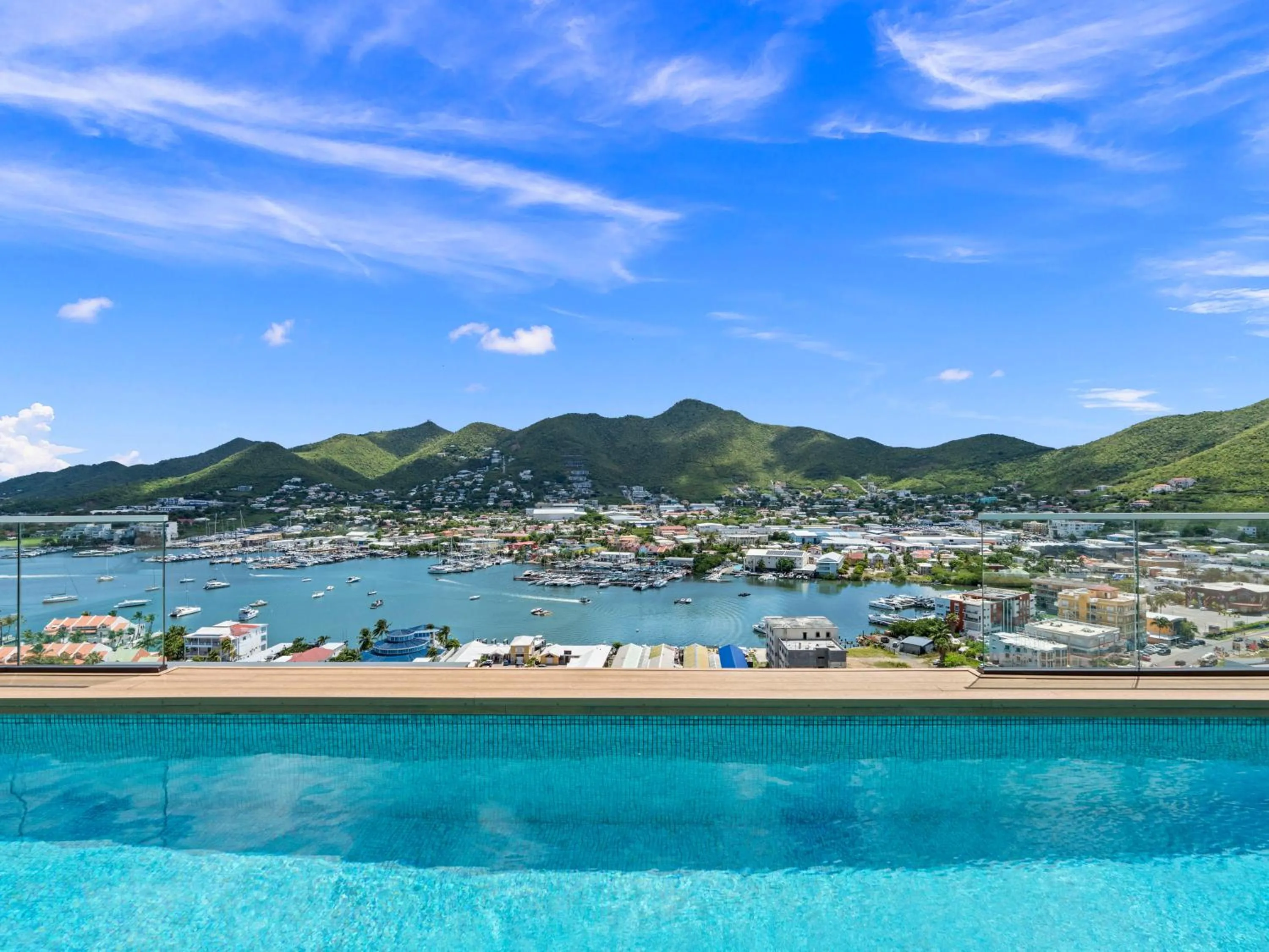 Pool view in The Hills Residence
