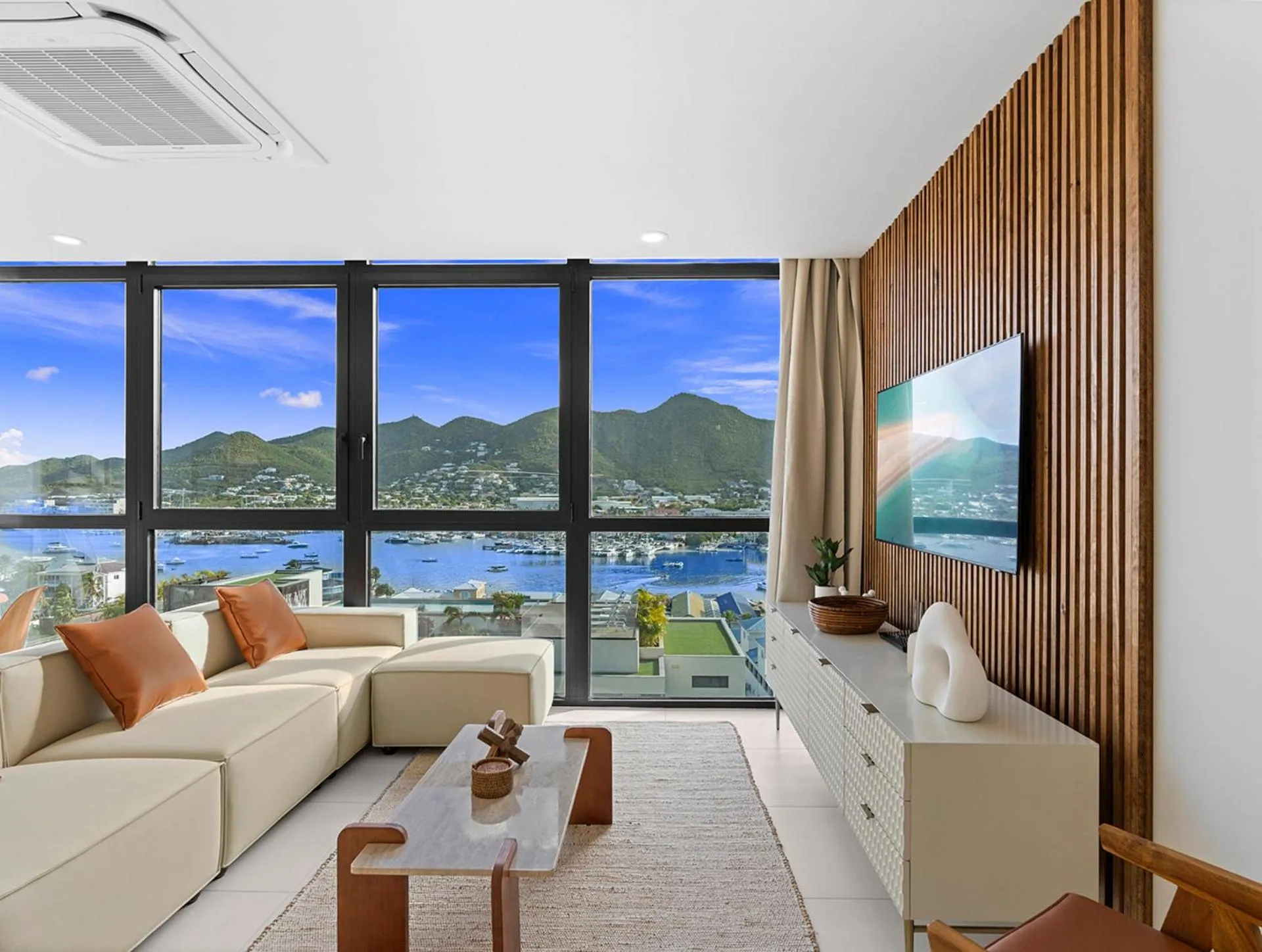 Living room in The Hills Residence