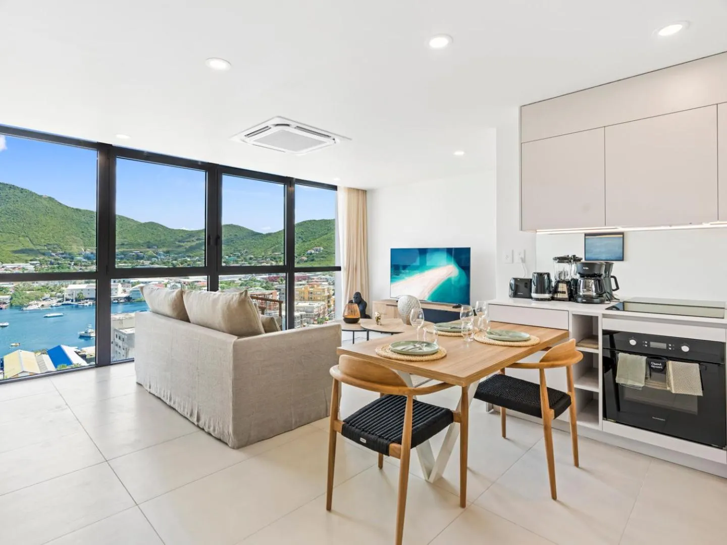 Living room in The Hills Residence