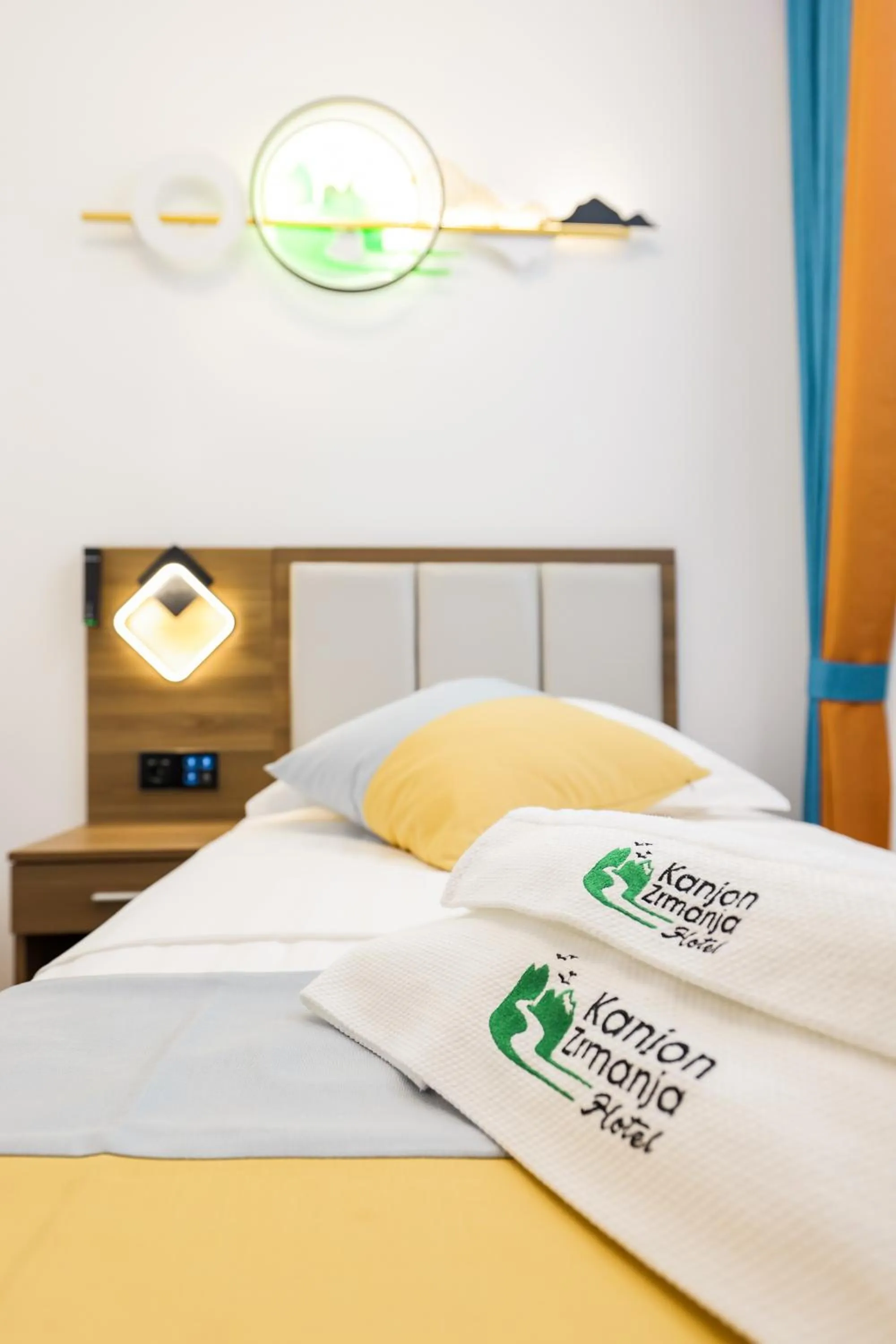 Bed in Hotel Kanjon Zrmanje