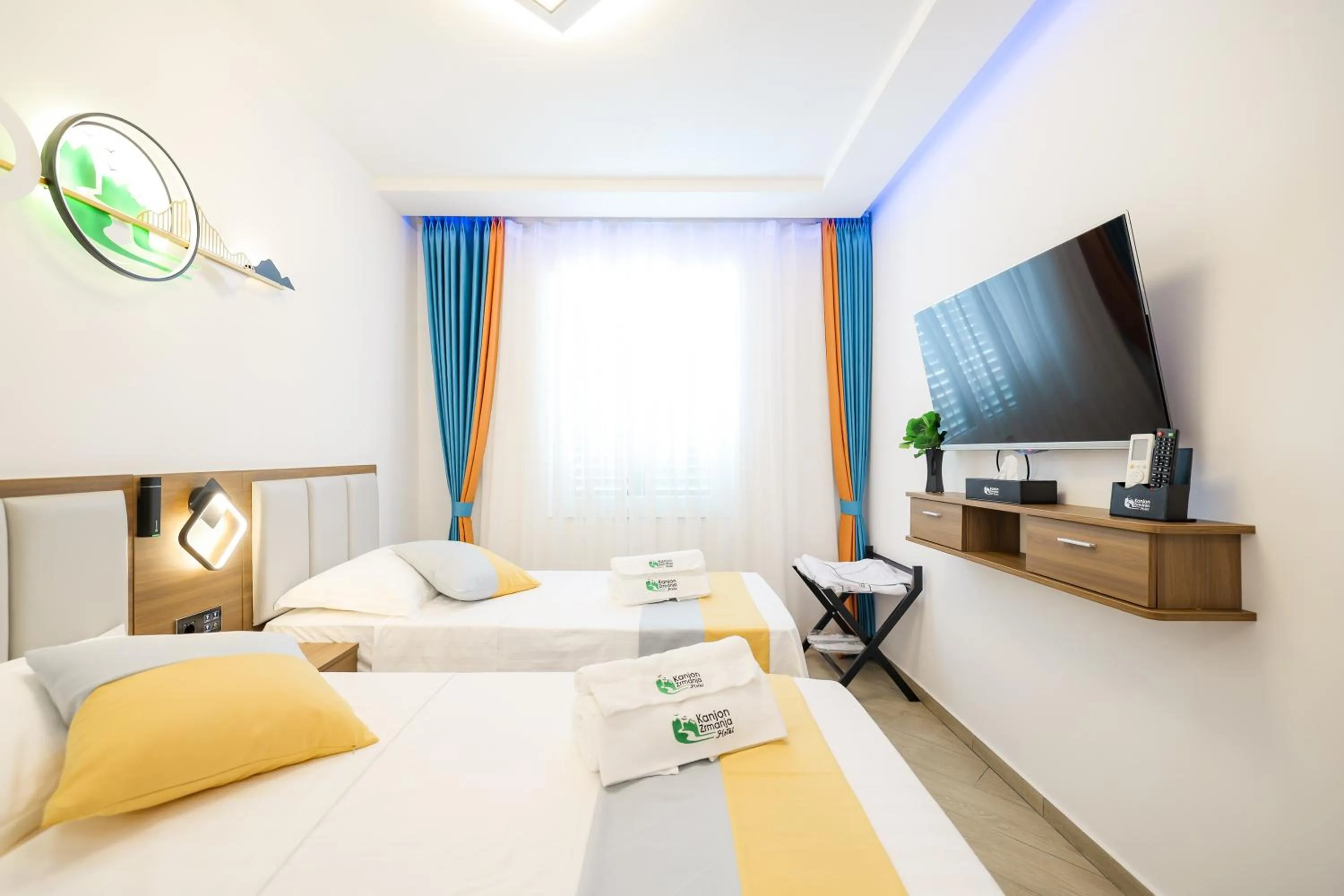 Bed in Hotel Kanjon Zrmanje